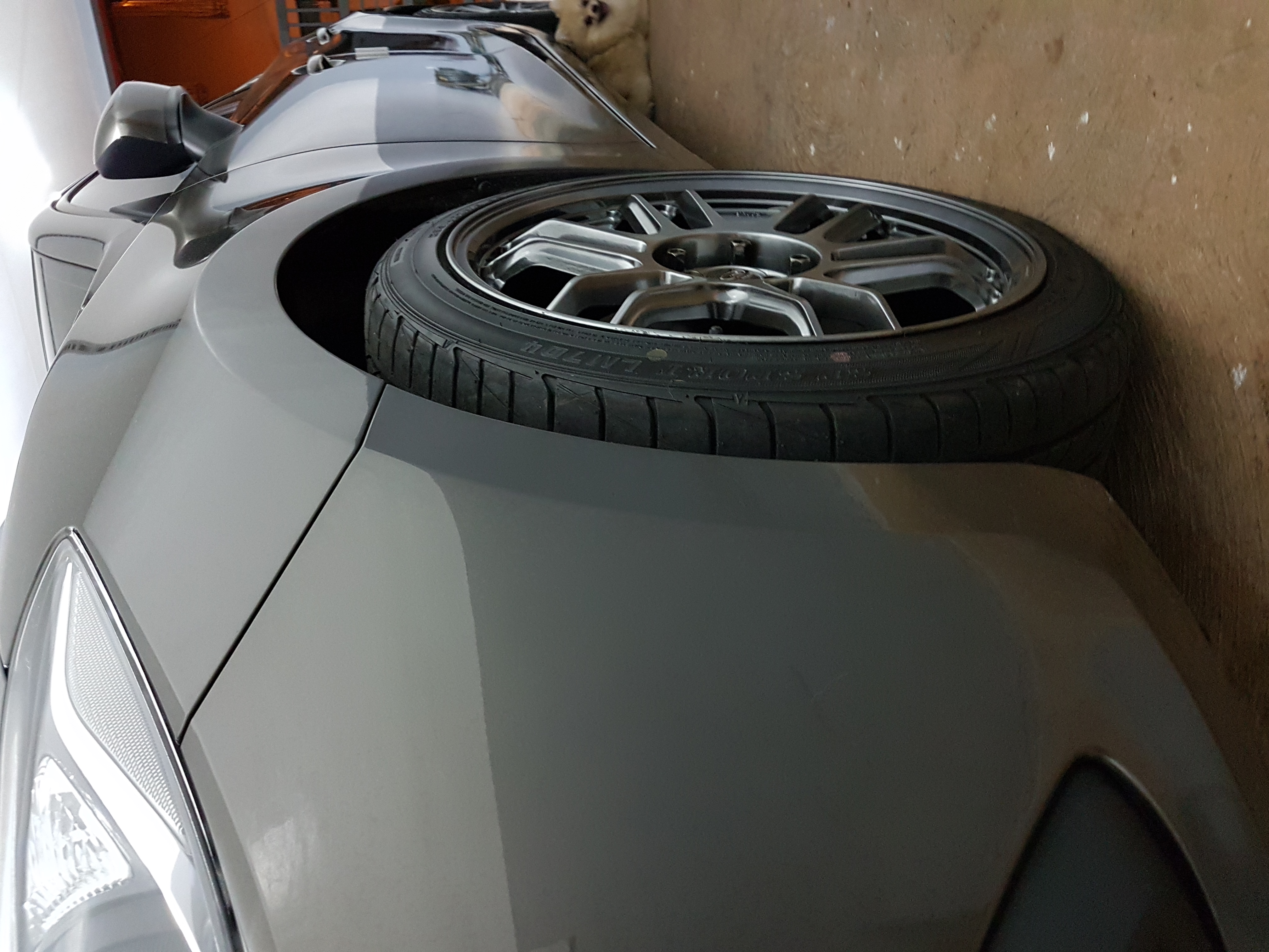 photo 1 Mazda Mazda3 custom wheels 18x8.5, ET +45, tire size 235/40 R18. x ET