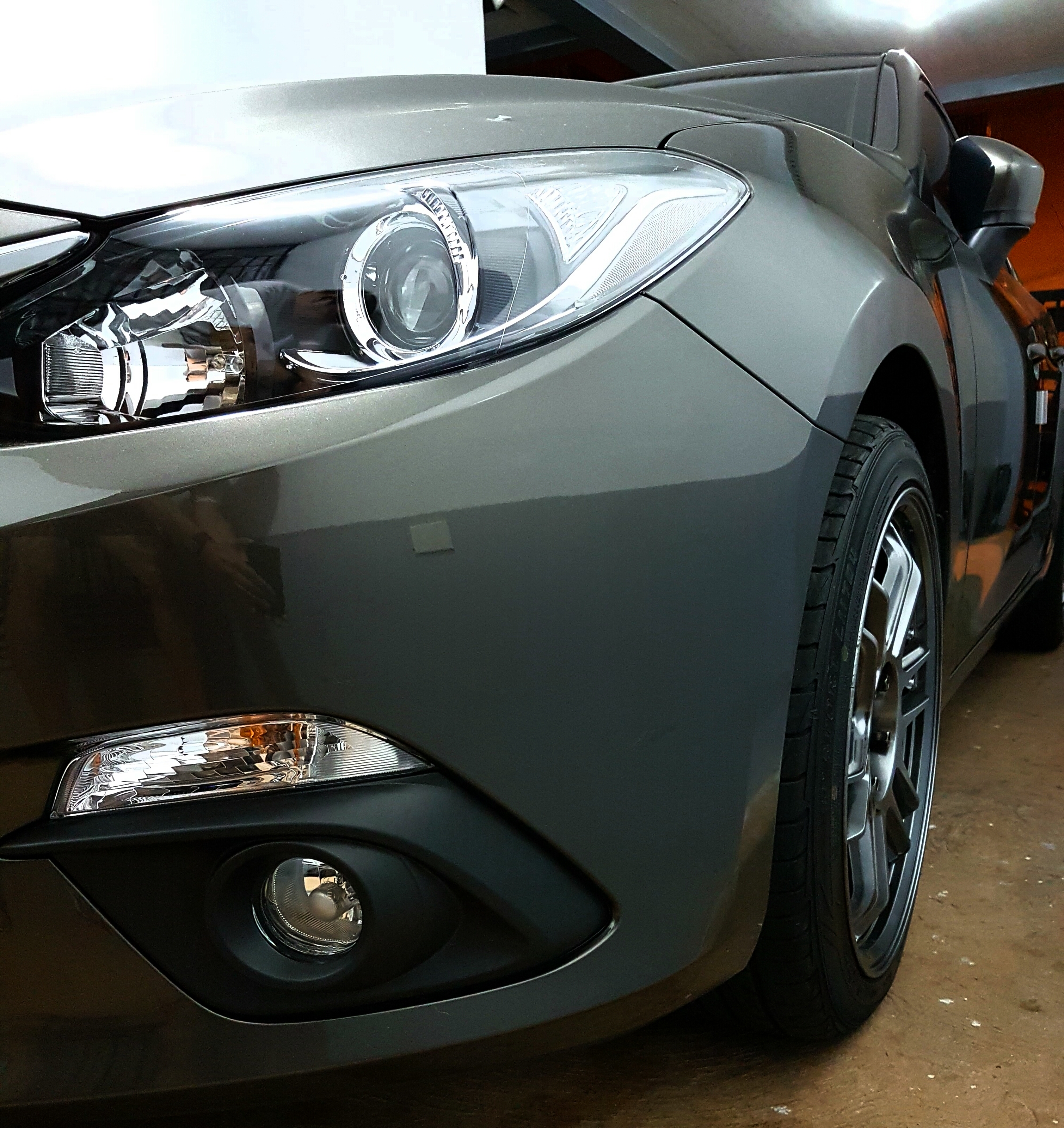 photo 2 Mazda Mazda3 custom wheels 18x8.5, ET +45, tire size 235/40 R18. x ET