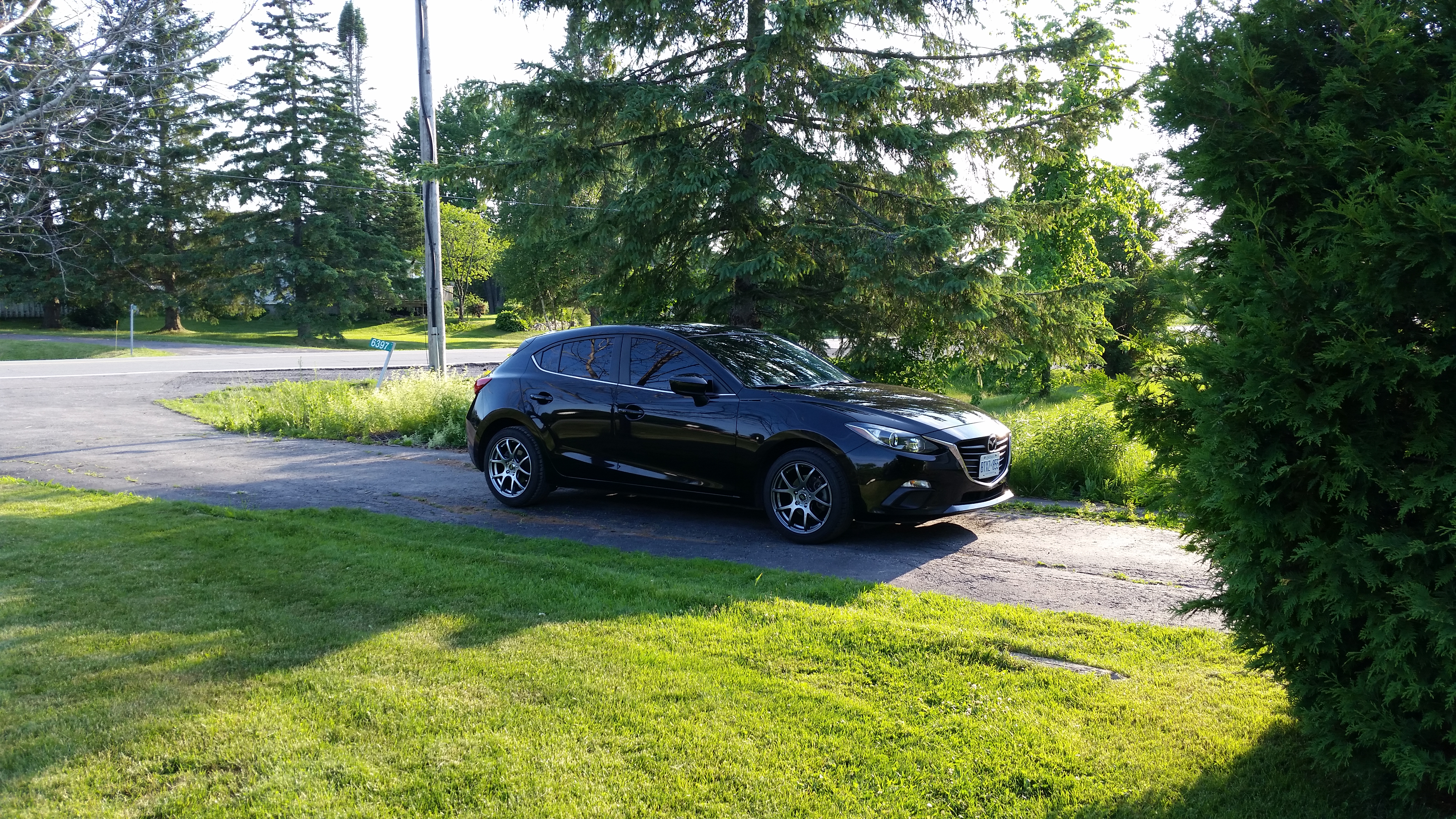photo 3 Mazda Mazda3 custom wheels   17x7.5, ET +50, tire size 225/45 R17. x ET 