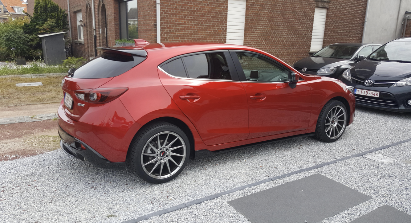 photo 1 Mazda Mazda3 custom wheels 18x8.5, ET +40, tire size 225/45 R18. x ET