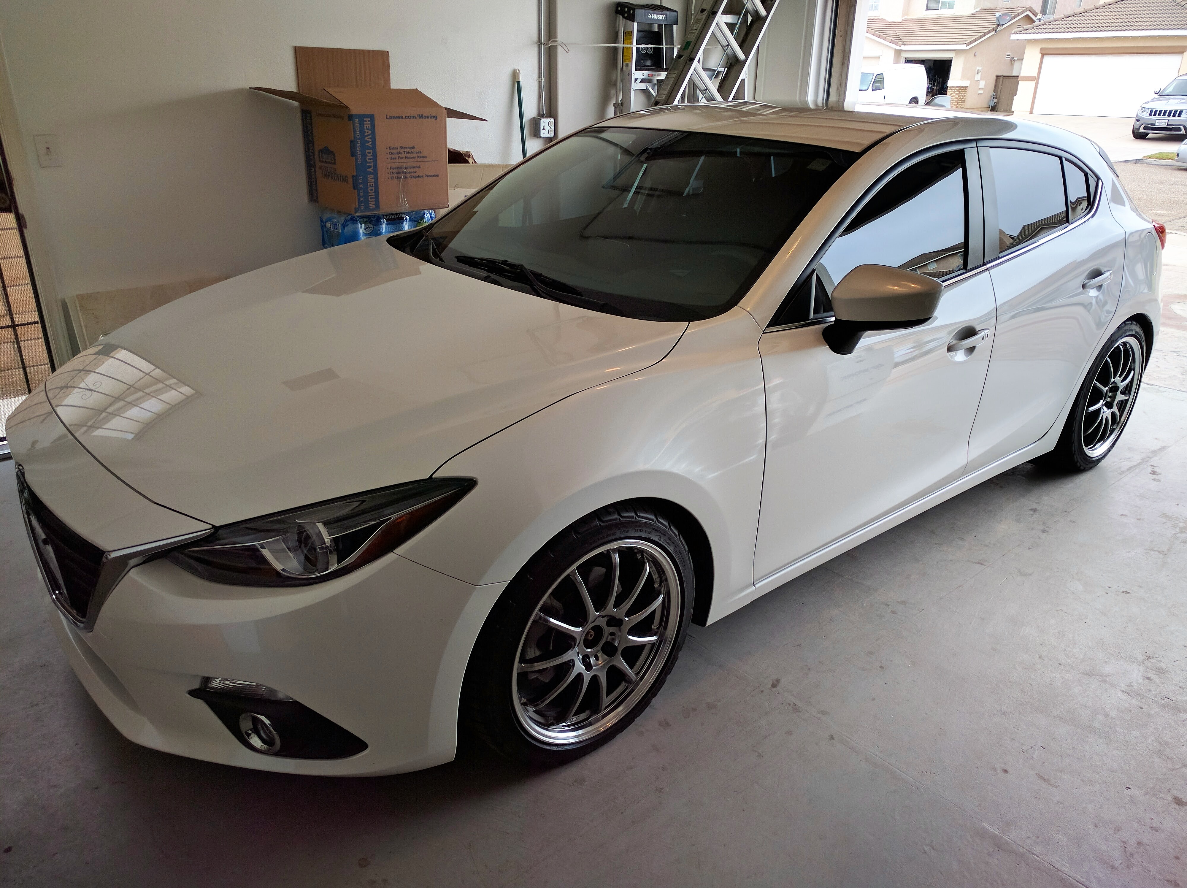 photo 1 Mazda Mazda3 custom wheels   18x7.5, ET +47, tire size 215/45 R18. x ET 