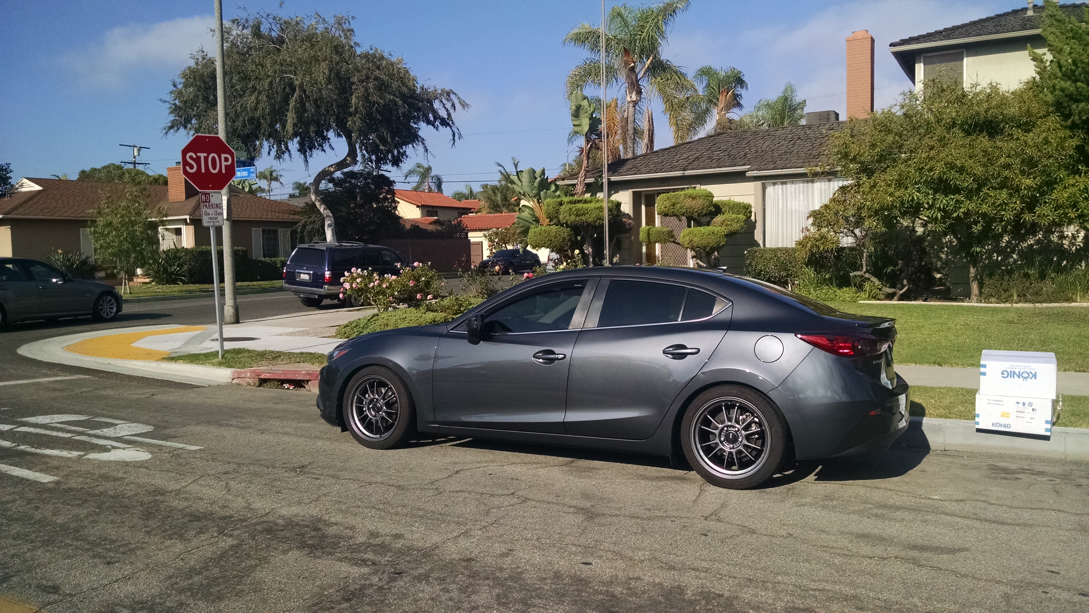 photo 3 Mazda Mazda3 custom wheels   18x8.5, ET +45, tire size 215/45 R18. x ET 