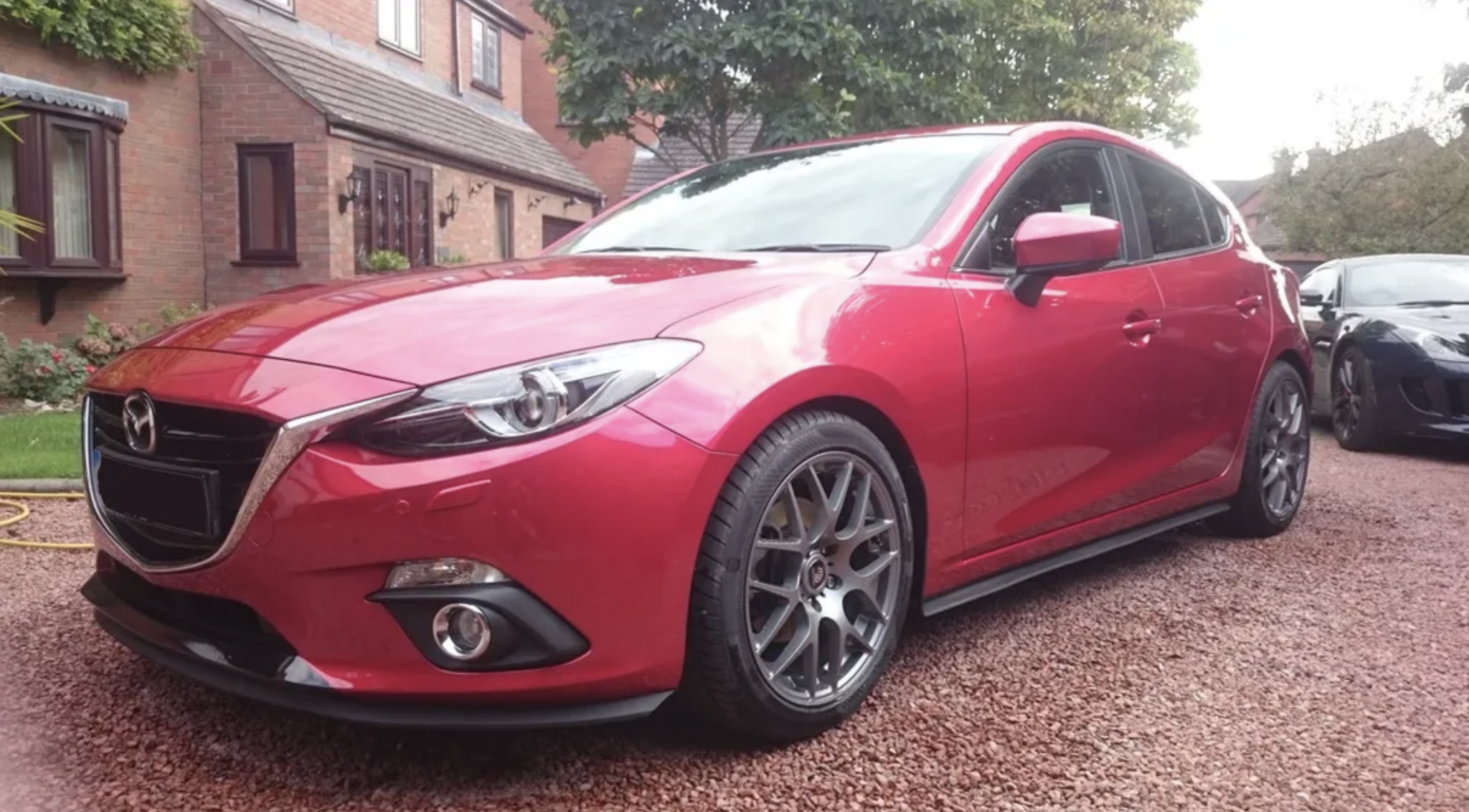 photo 1 Mazda Mazda3 custom wheels DRx2 18x8.0, ET +40, tire size 225/45 R18. x ET