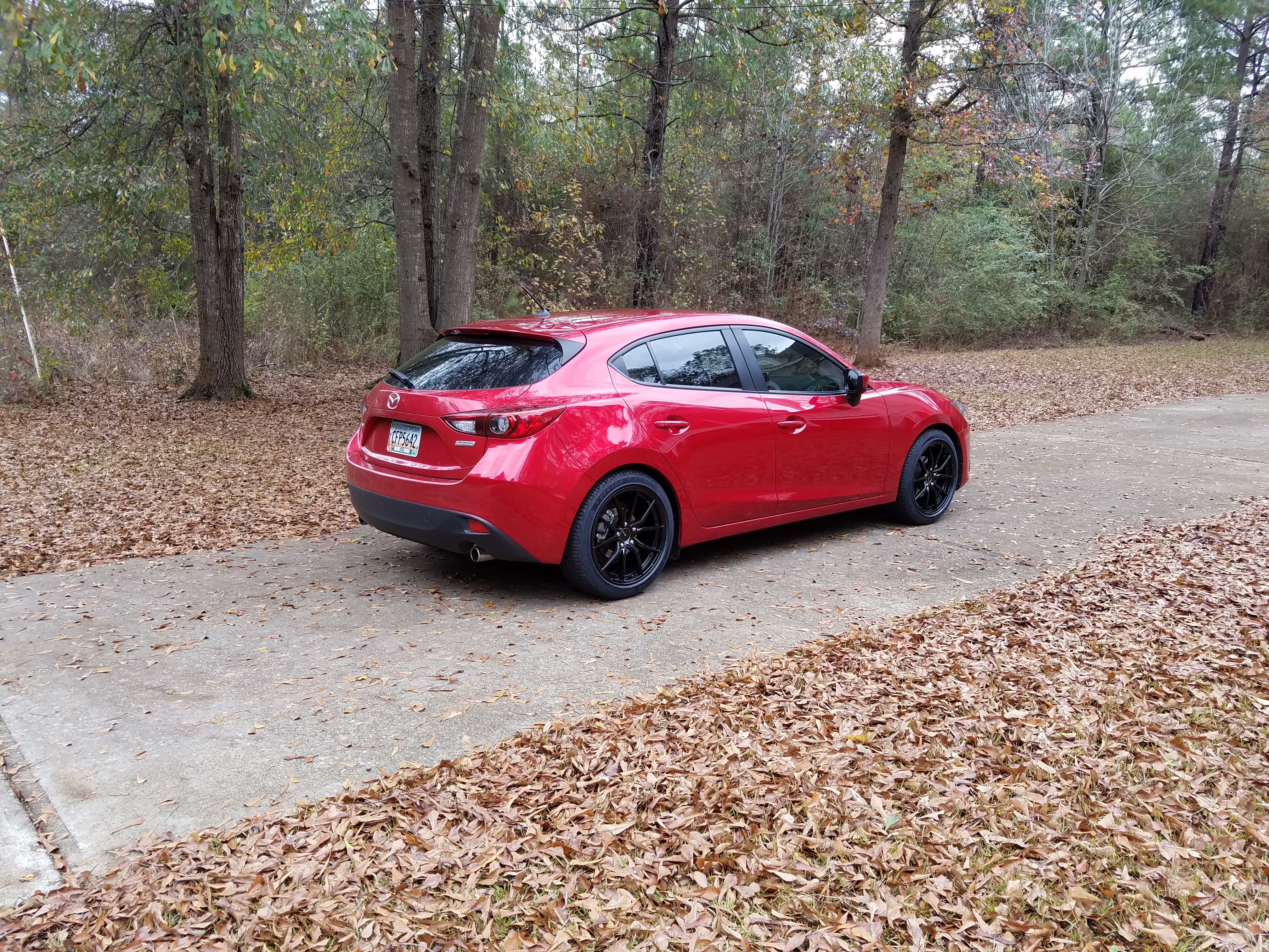 photo 3 Mazda Mazda3 custom wheels 18x8.0, ET +45, tire size 225/45 R18. x ET