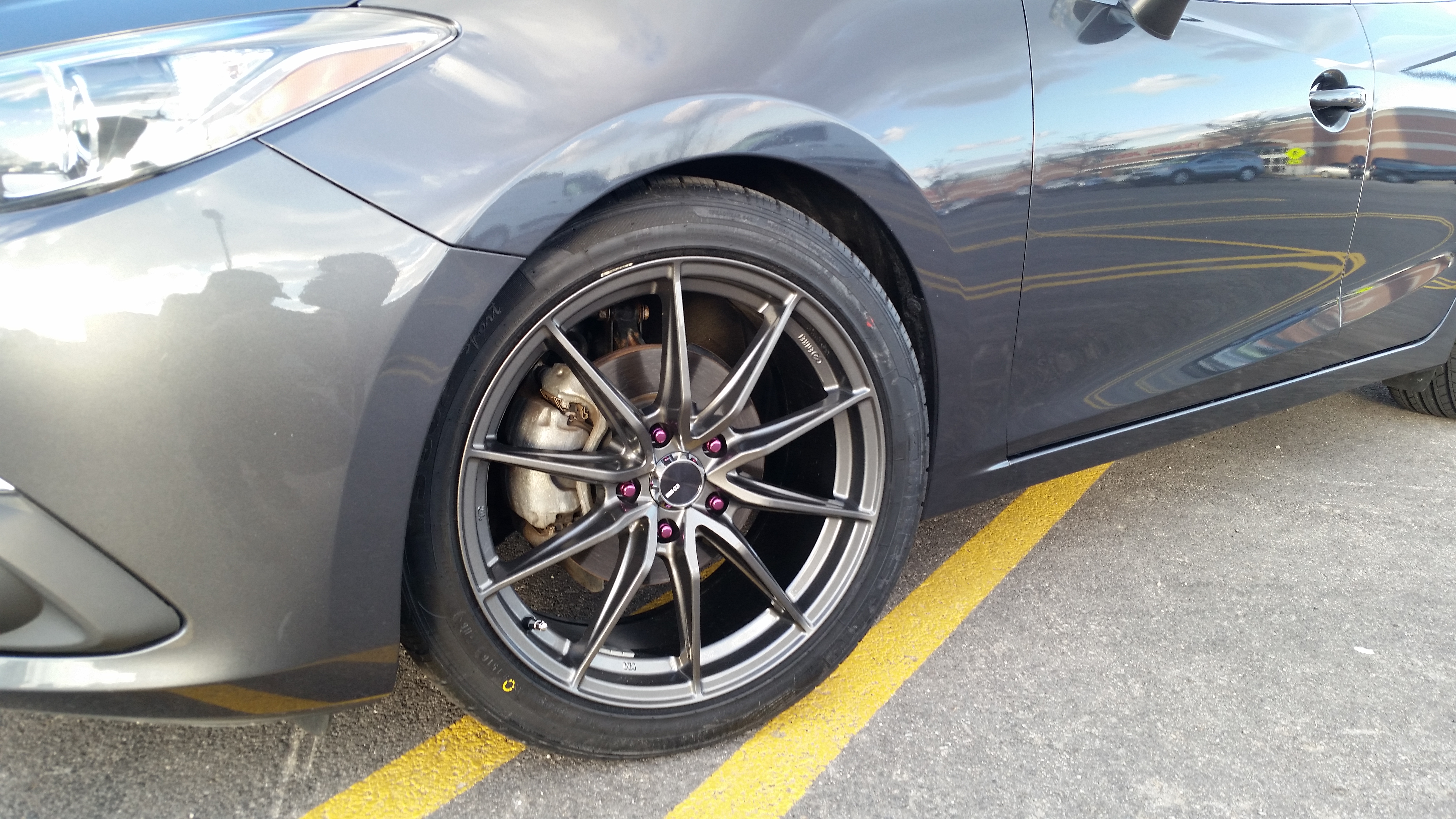photo 2 Mazda Mazda3 custom wheels 18x8.0, ET +45, tire size 225/45 R18. x ET
