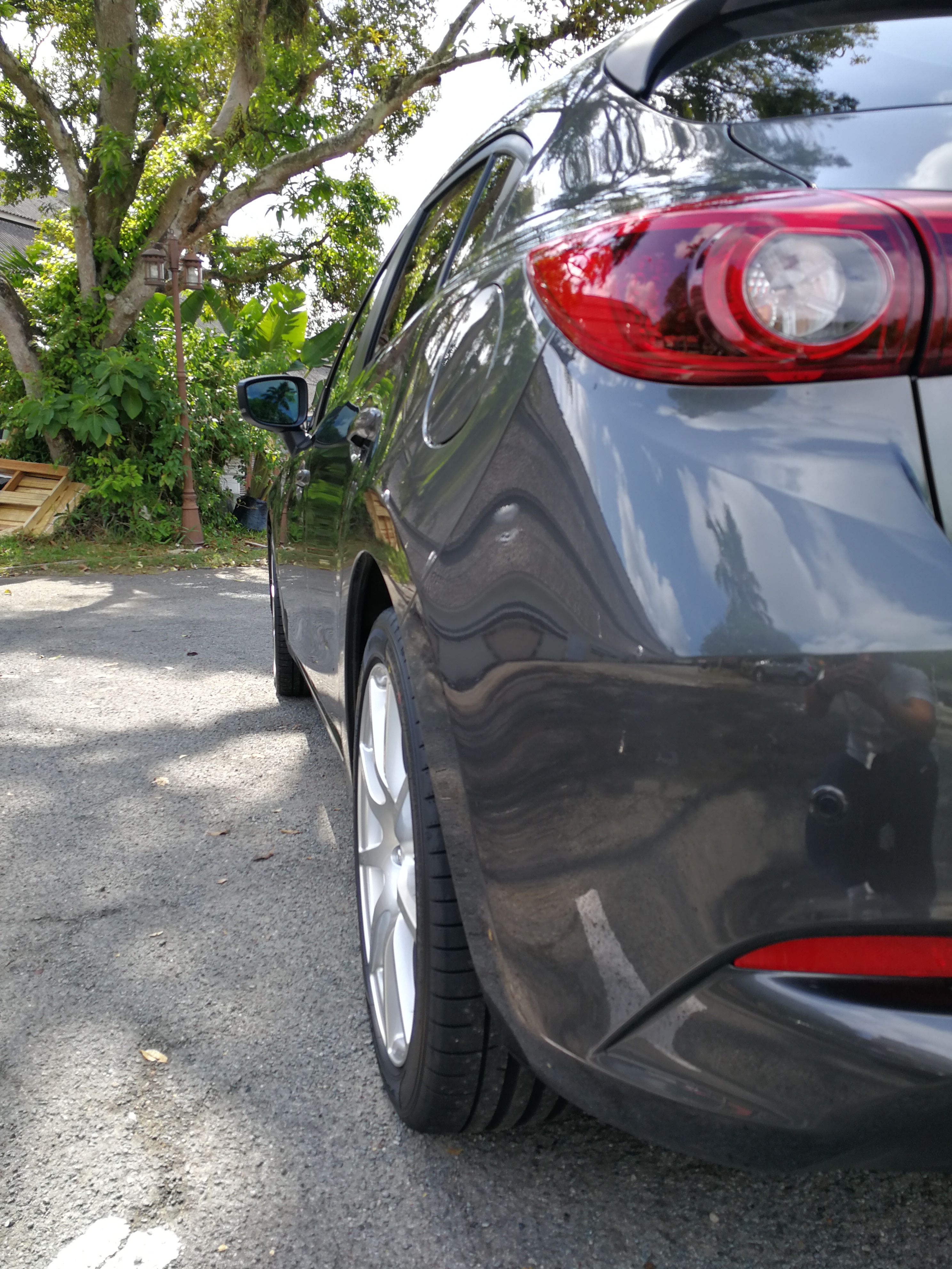 photo 1 Mazda Mazda3 custom wheels   18x7.5, ET +45, tire size 225/45 R18. x ET 