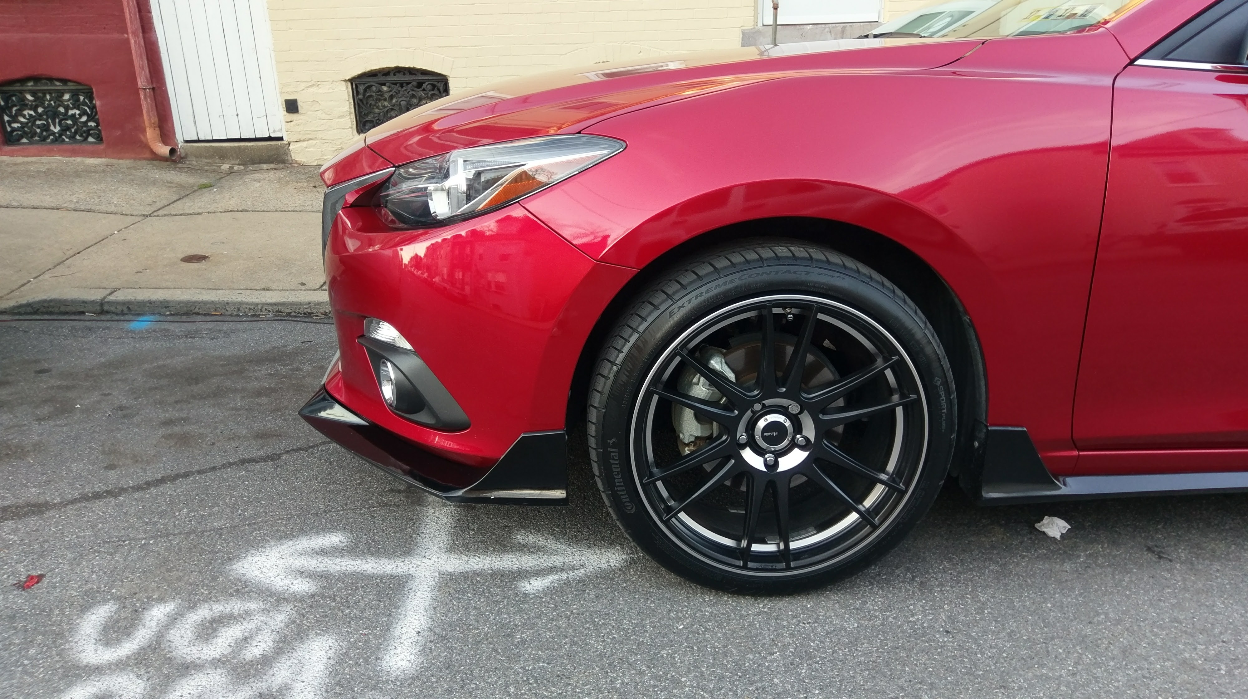 photo 1 Mazda Mazda3 custom wheels DST Optimo 19x8.5, ET +38, tire size 225/40 R19. x ET