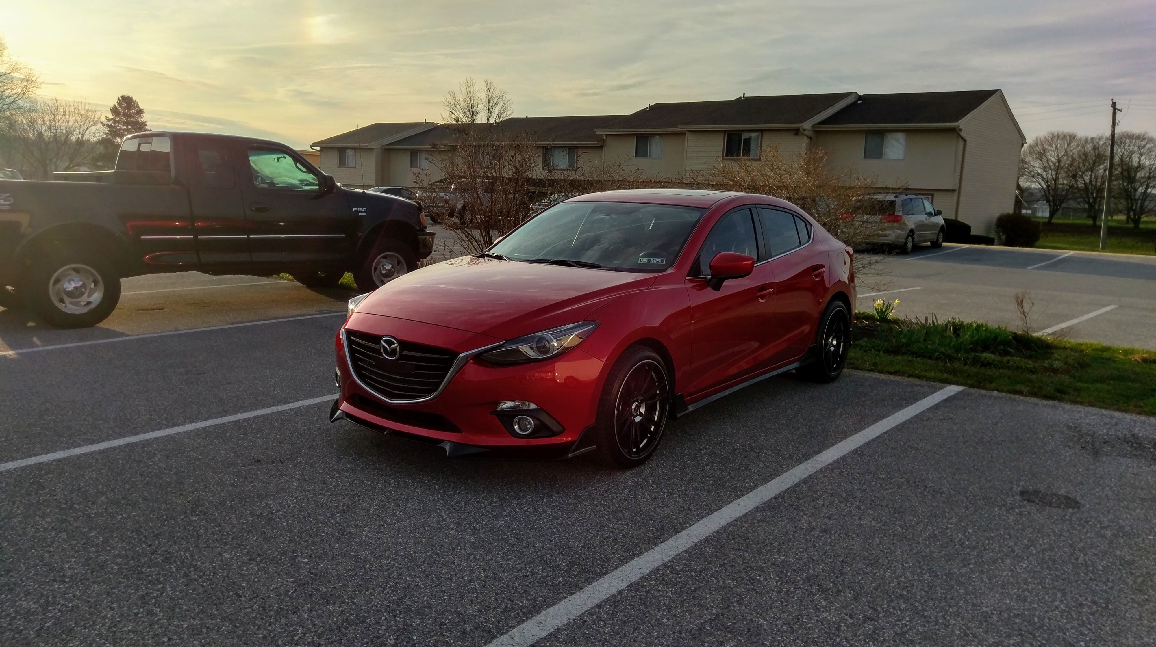 photo 2 Mazda Mazda3 custom wheels DST Optimo 19x8.5, ET +38, tire size 225/40 R19. x ET