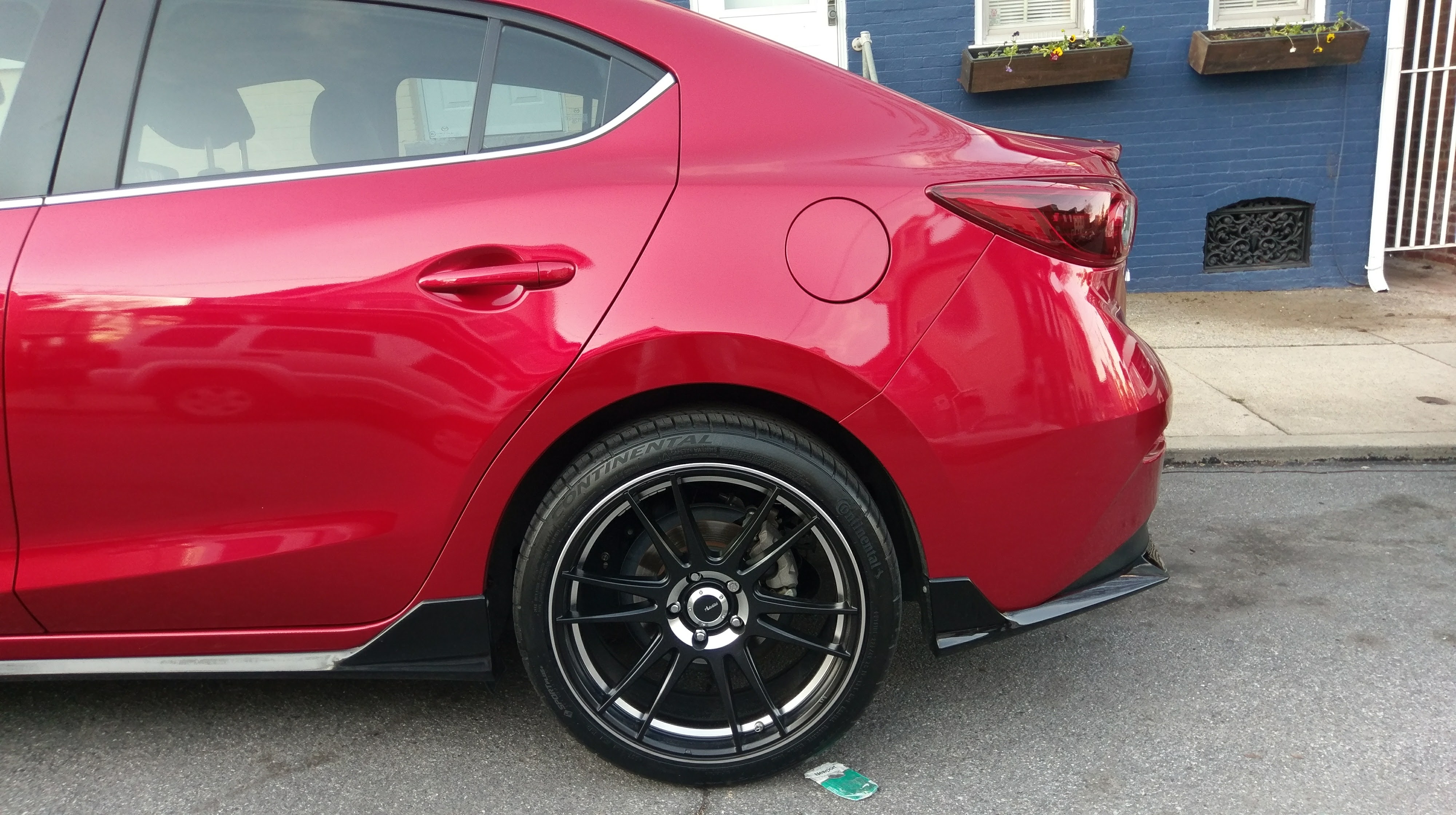photo 4 Mazda Mazda3 custom wheels DST Optimo 19x8.5, ET +38, tire size 225/40 R19. x ET