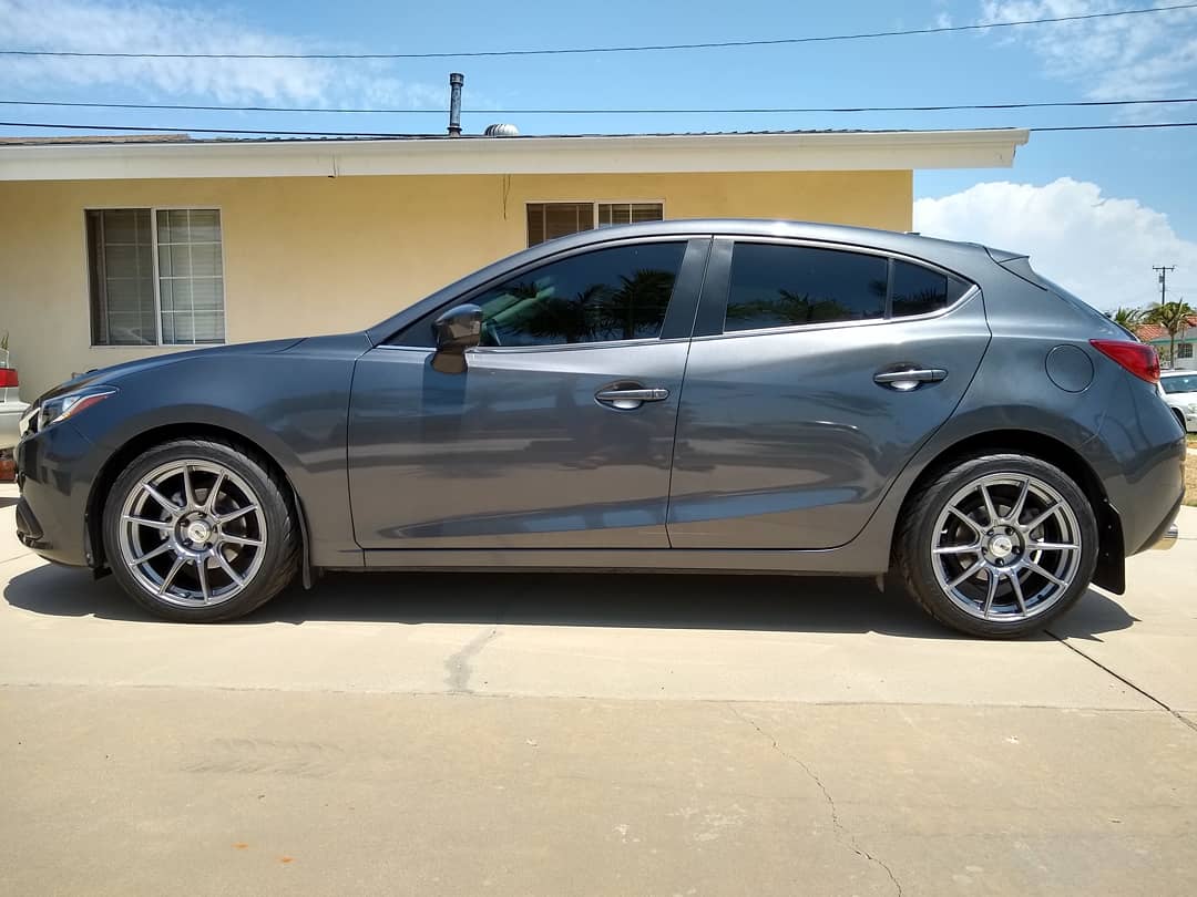 photo 1 Mazda Mazda3 custom wheels 18x8.5, ET +44, tire size 235/40 R18. x ET