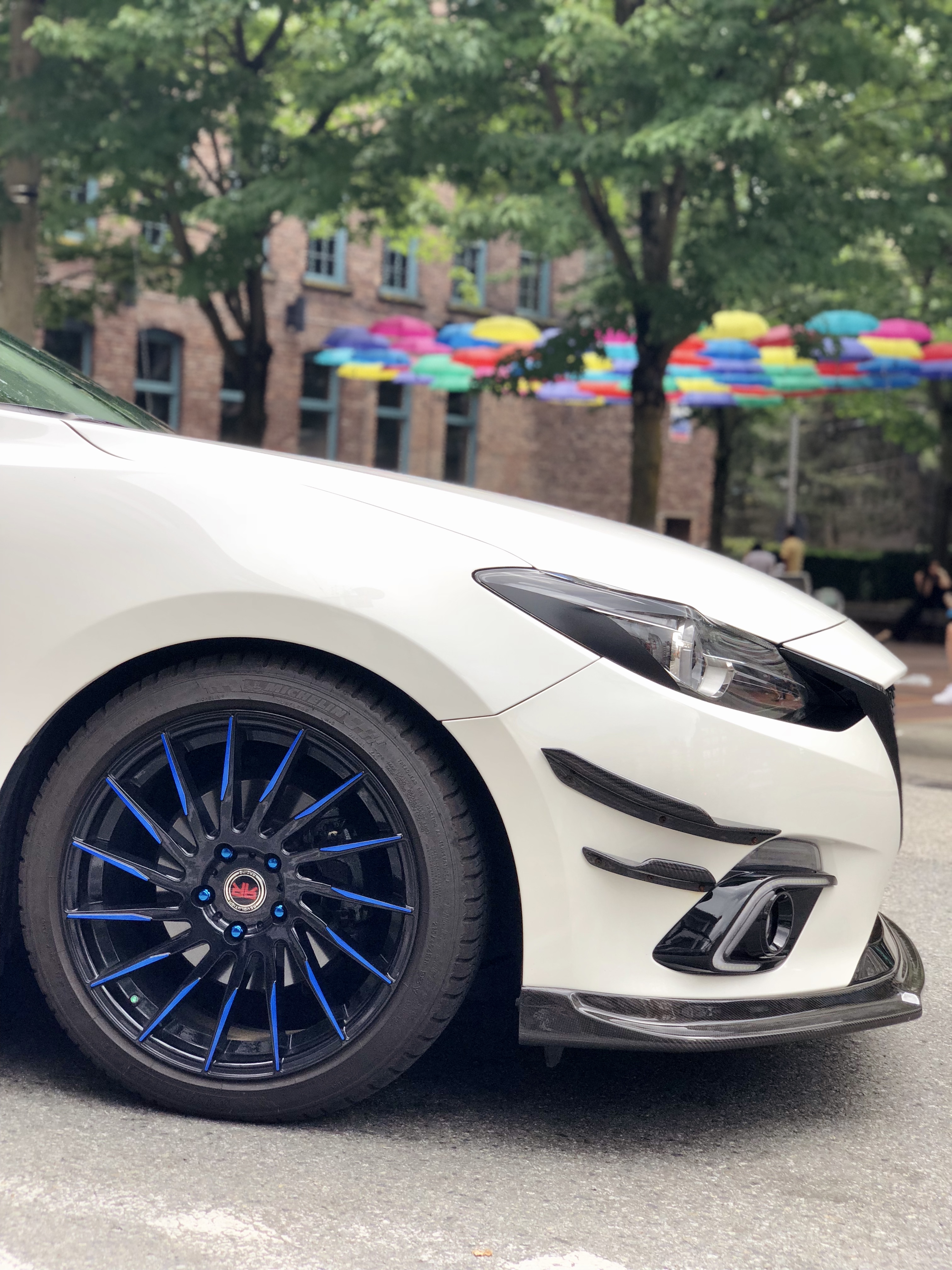photo 1 Mazda Mazda3 custom wheels Racing revolution 18x8.0, ET , tire size 215/45 R18. x ET 