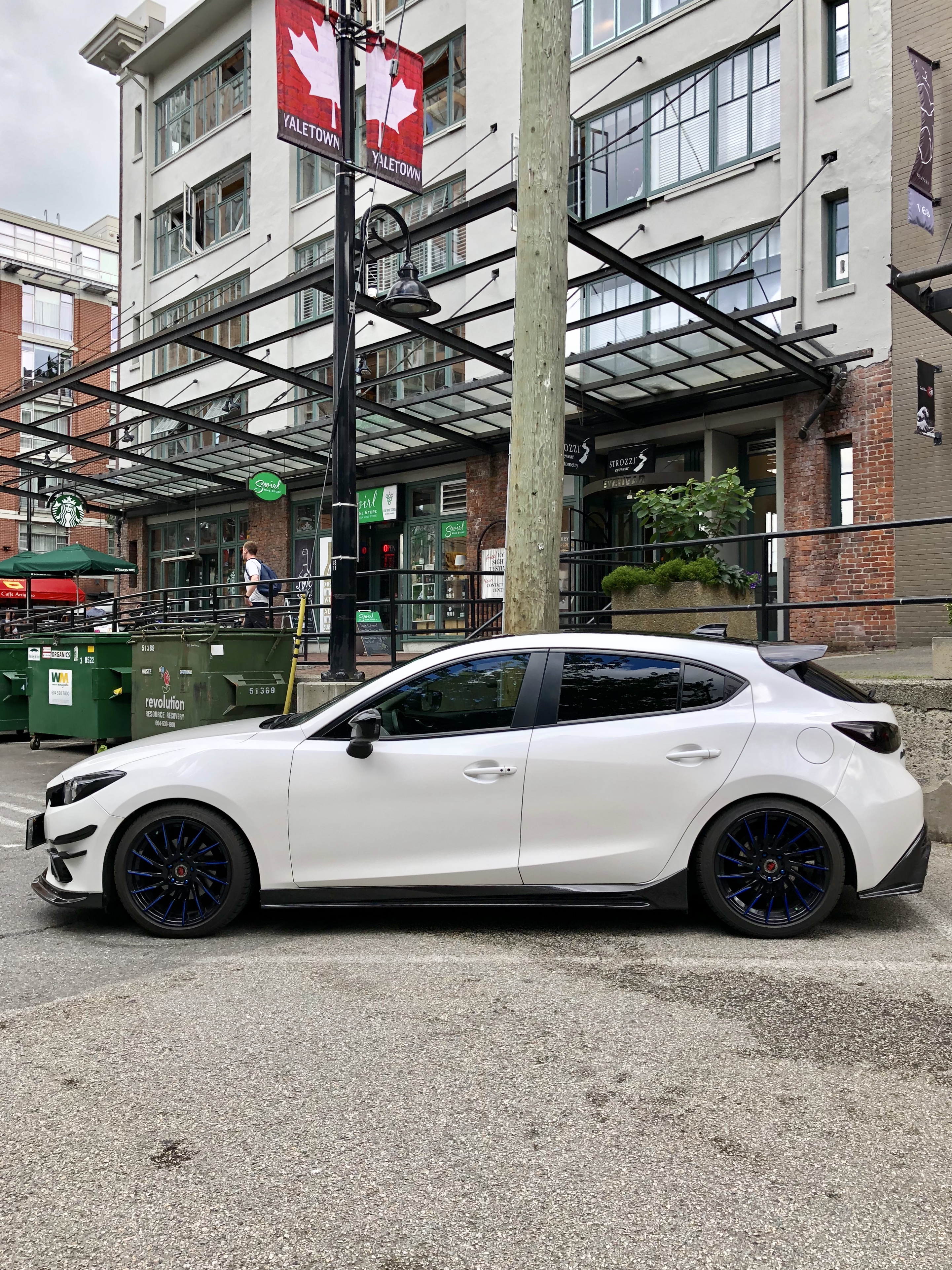 photo 2 Mazda Mazda3 custom wheels Racing revolution 18x8.0, ET , tire size 215/45 R18. x ET 