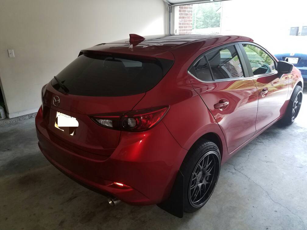photo 2 Mazda Mazda3 custom wheels   18x9.0, ET +20, tire size 215/45 R18. x ET 