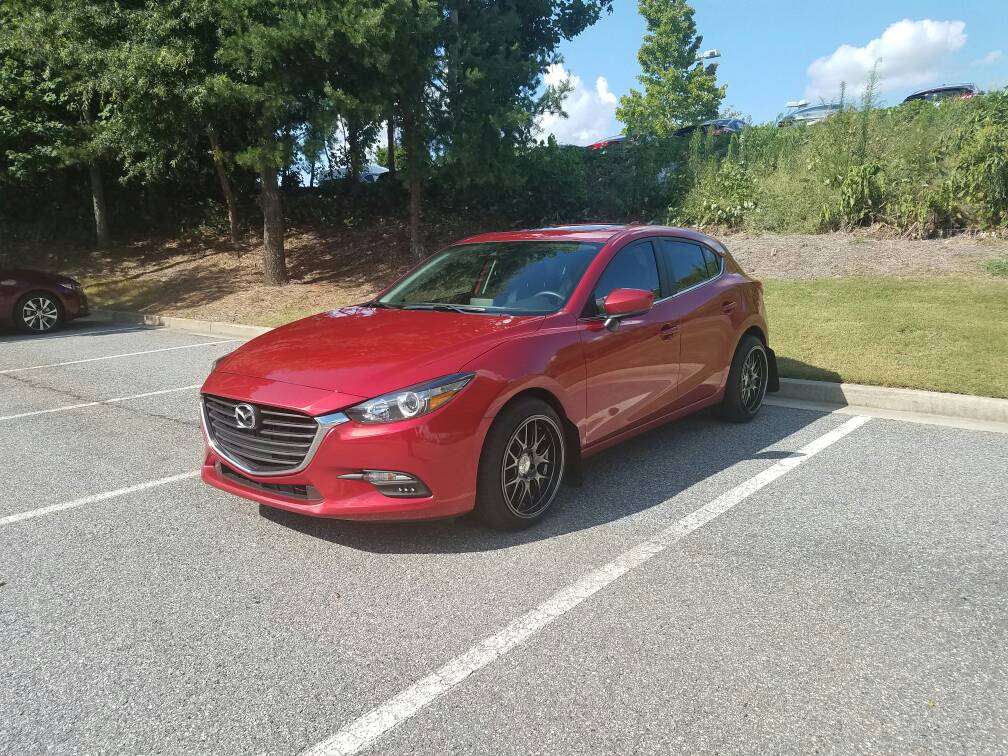 photo 4 Mazda Mazda3 custom wheels   18x9.0, ET +20, tire size 215/45 R18. x ET 