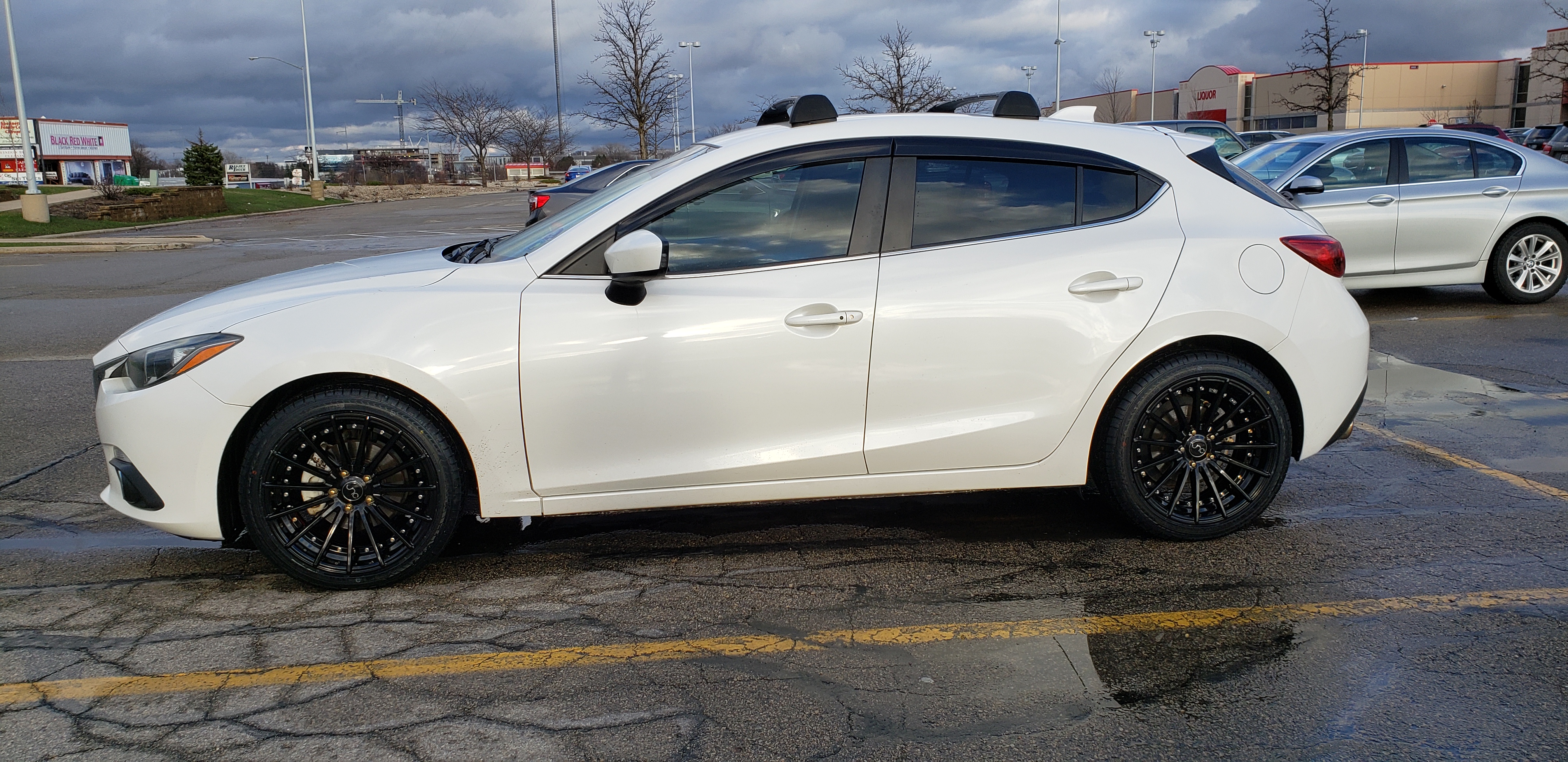 photo 4 Mazda Mazda3 custom wheels   18x8.5, ET +35, tire size 225/45 R18. x ET 