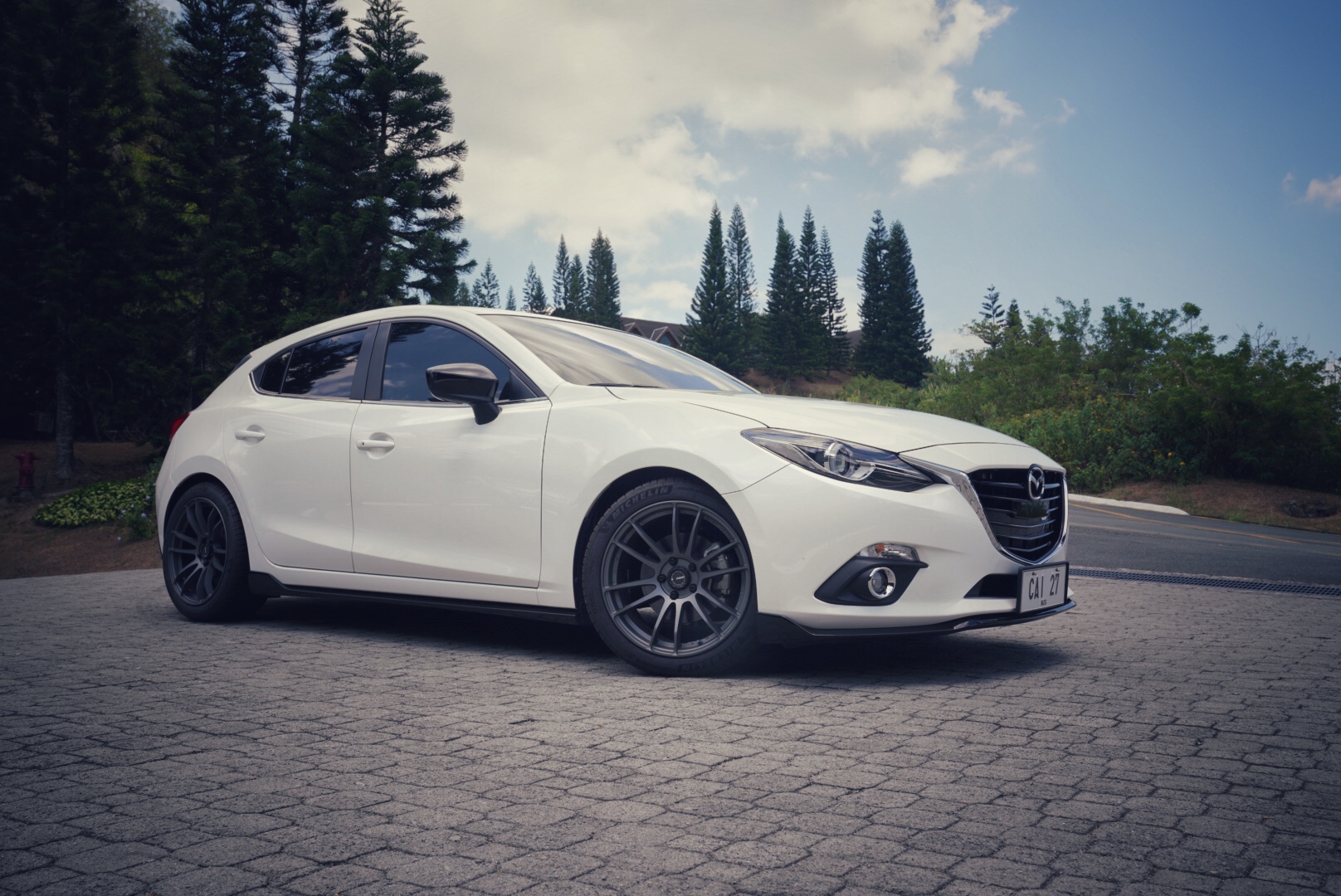 photo 1 Mazda Mazda3 custom wheels   18x8.5, ET +42, tire size 225/45 R18. x ET 