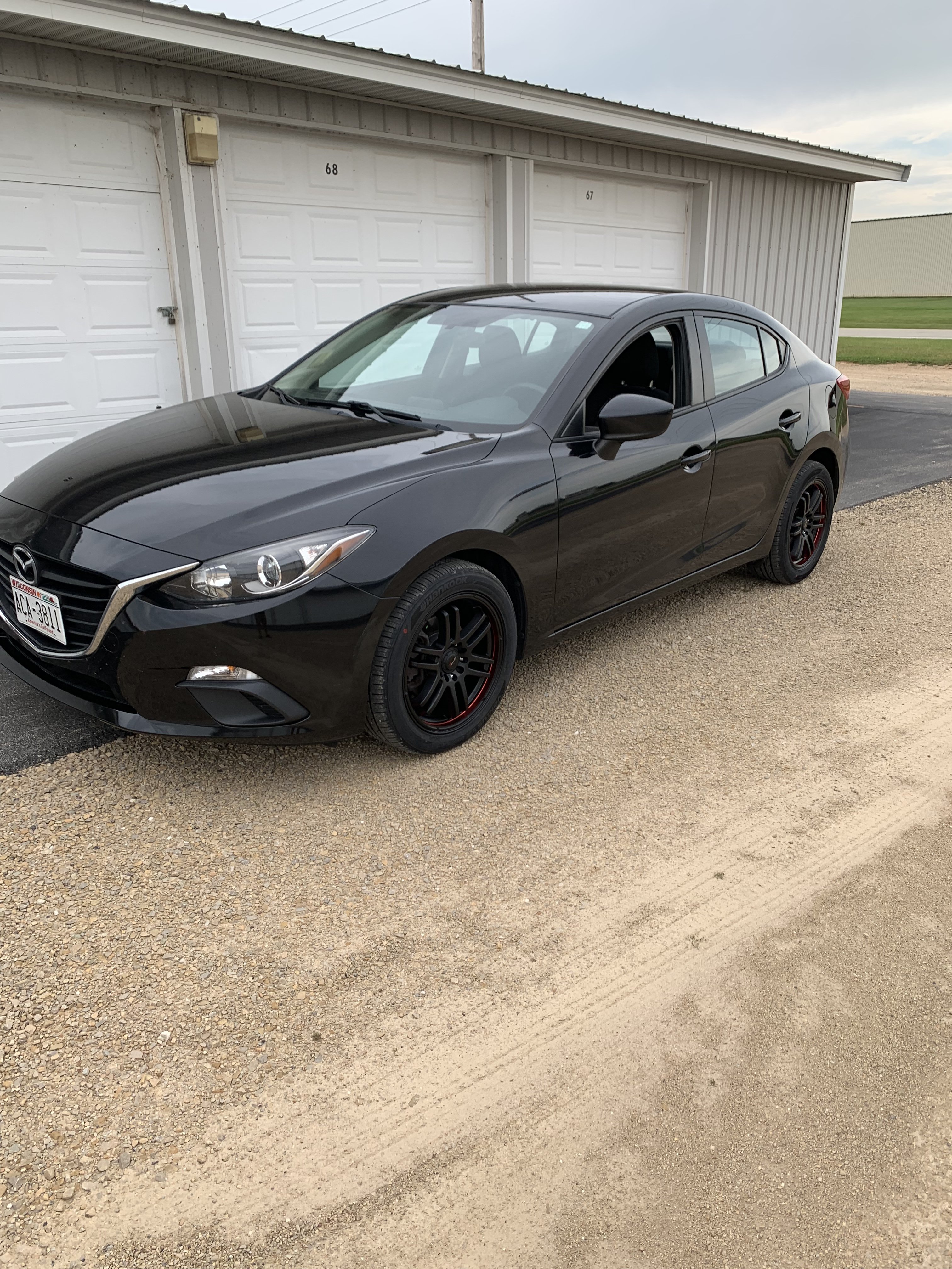 photo 1 Mazda Mazda3 custom wheels   17x7.5, ET +38, tire size 215/50 R17. x ET 