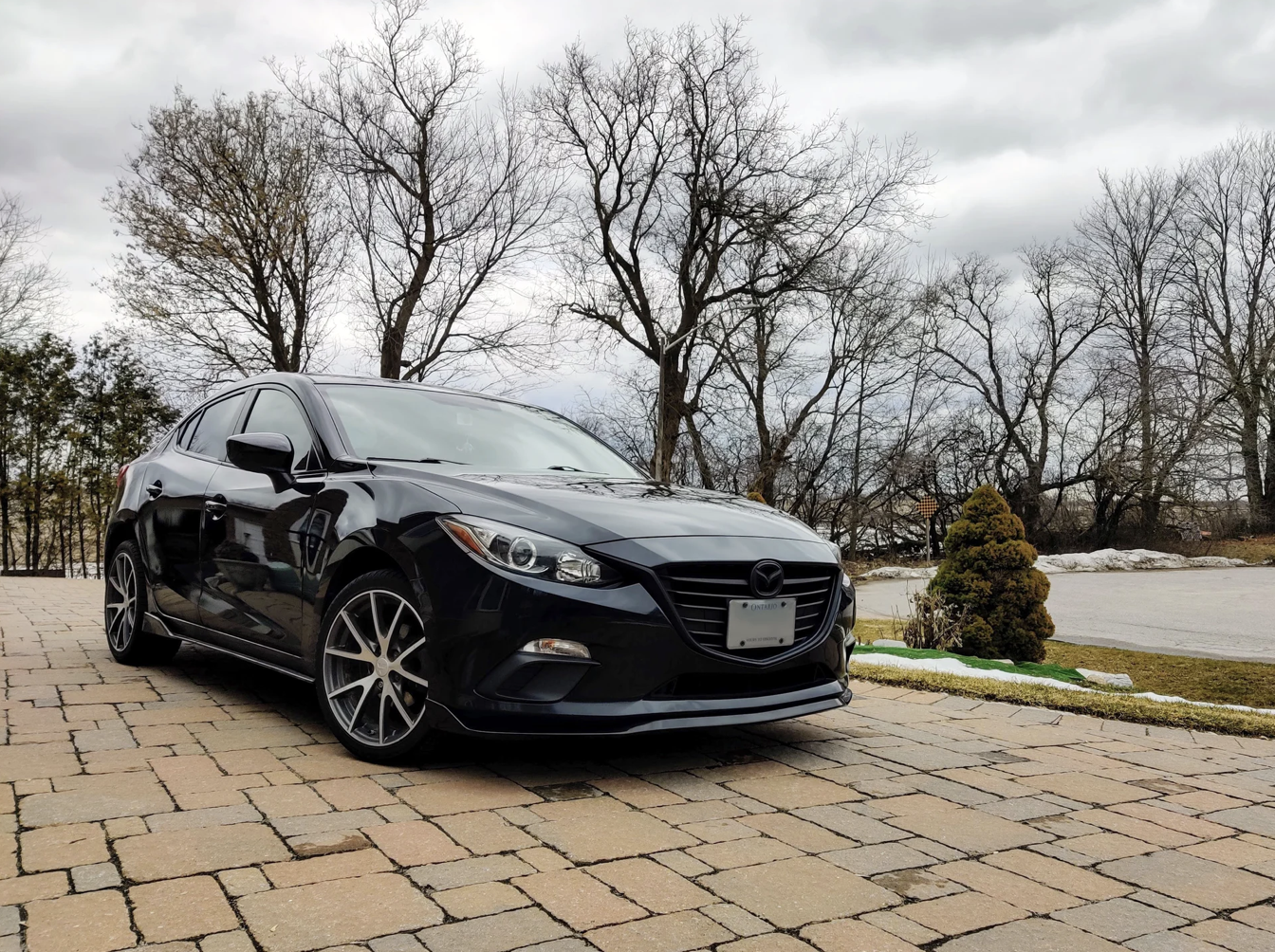 photo 1 Mazda Mazda3 custom wheels 18x8.0, ET +46, tire size 235/40 R18. x ET