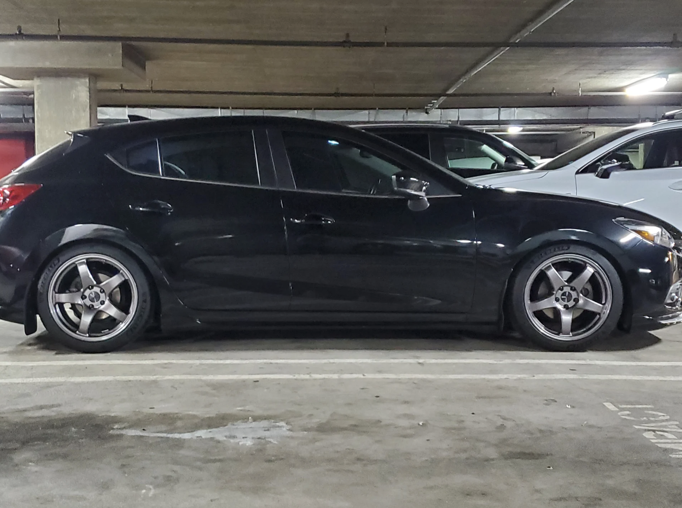 photo 1 Mazda Mazda3 custom wheels 18x8.0, ET +45, tire size 225/45 R18. x ET