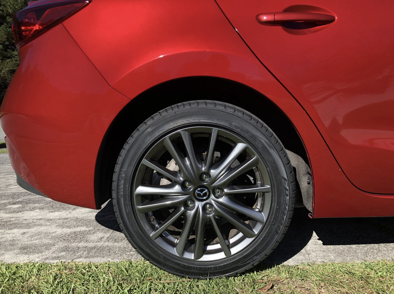 photo 1 Mazda Mazda3 custom wheels 17x7.5, ET +45, tire size 215/50 R17. x ET