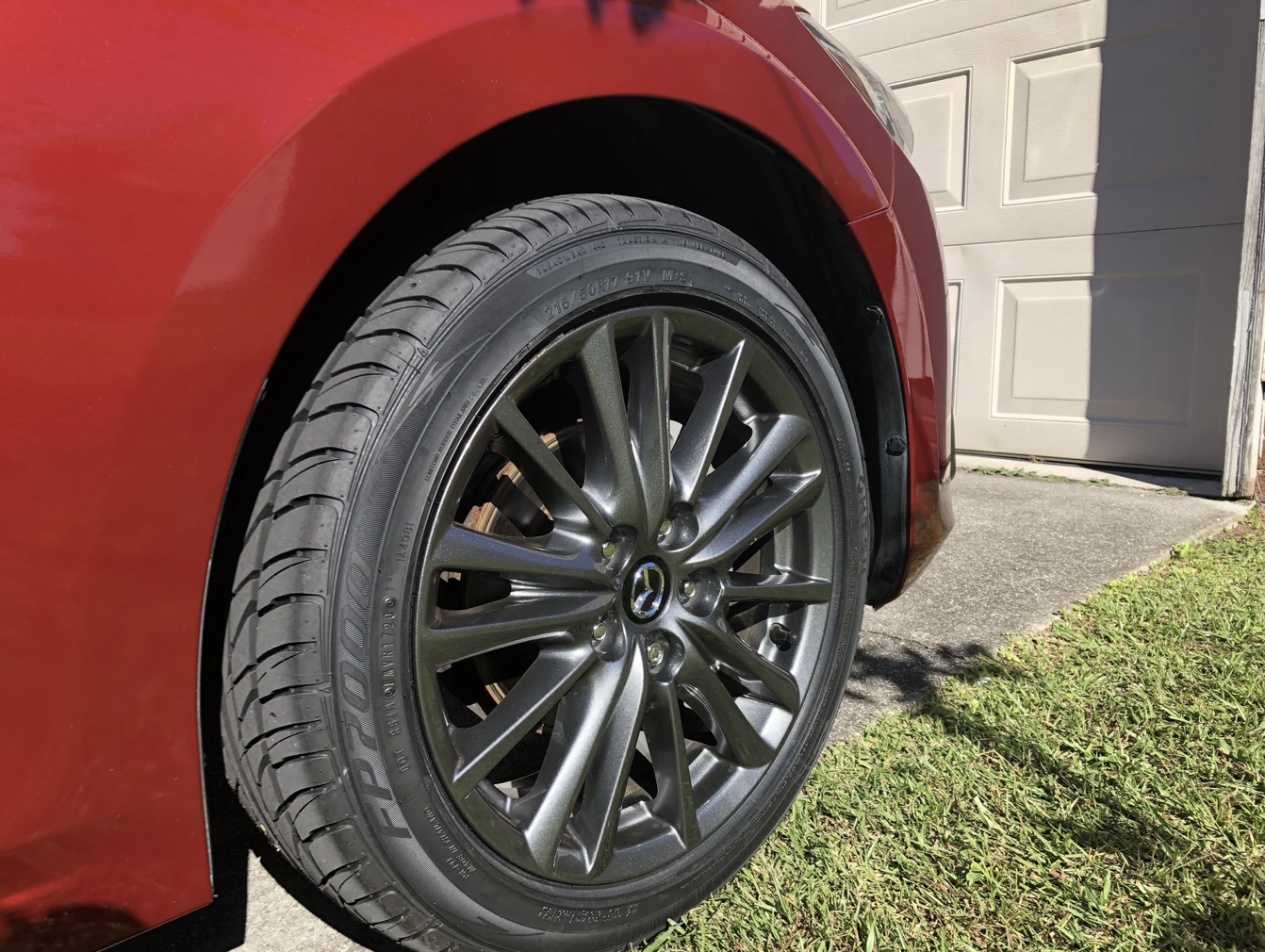 photo 3 Mazda Mazda3 custom wheels 17x7.5, ET +45, tire size 215/50 R17. x ET