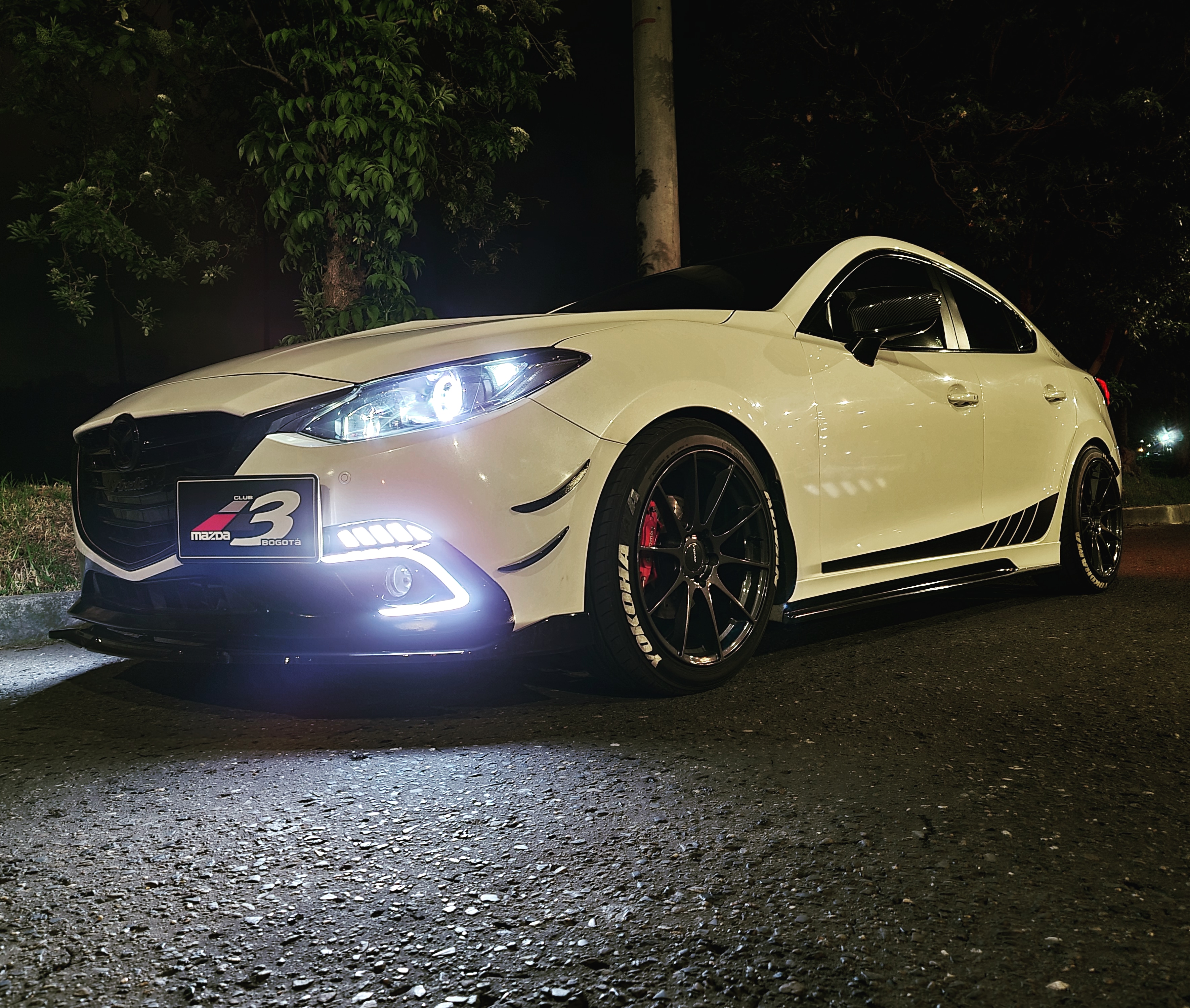 photo 1 Mazda Mazda3 custom wheels   18x, ET , tire size 225/40 R18. x ET 
