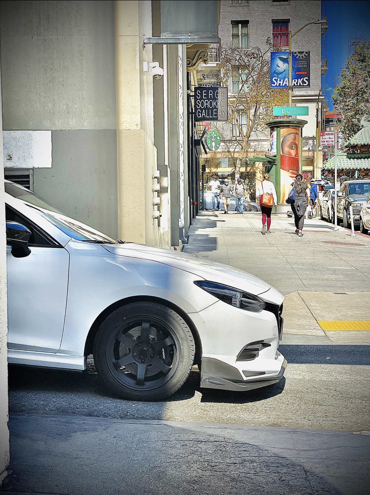photo 1 Mazda Mazda3 custom wheels   17x9.0, ET +25, tire size 245/45 R17. x ET 