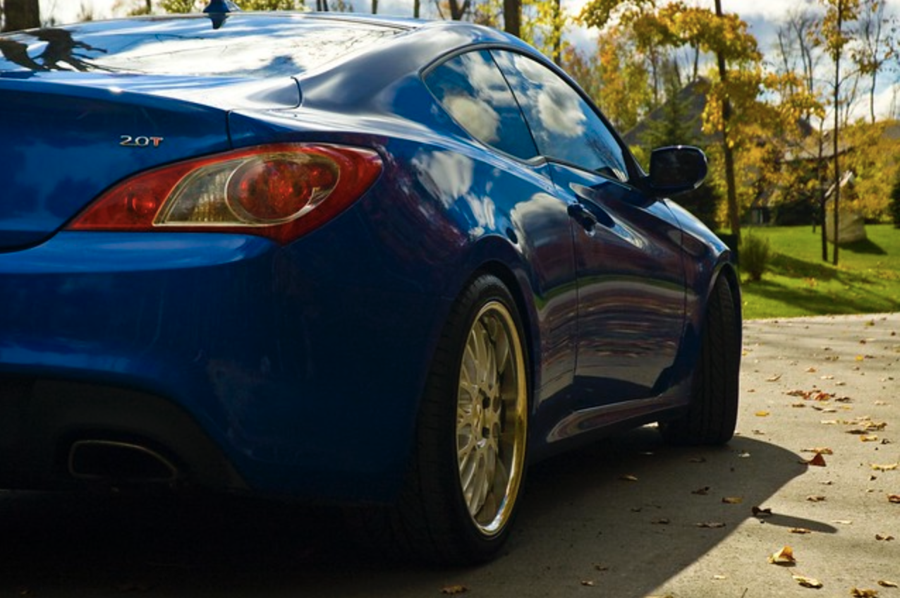 photo 1 Hyundai Genesis Coupe custom wheels   19x8.0, ET +20, tire size 245/35 R19. 19x9.5 ET+20 275/35 R19