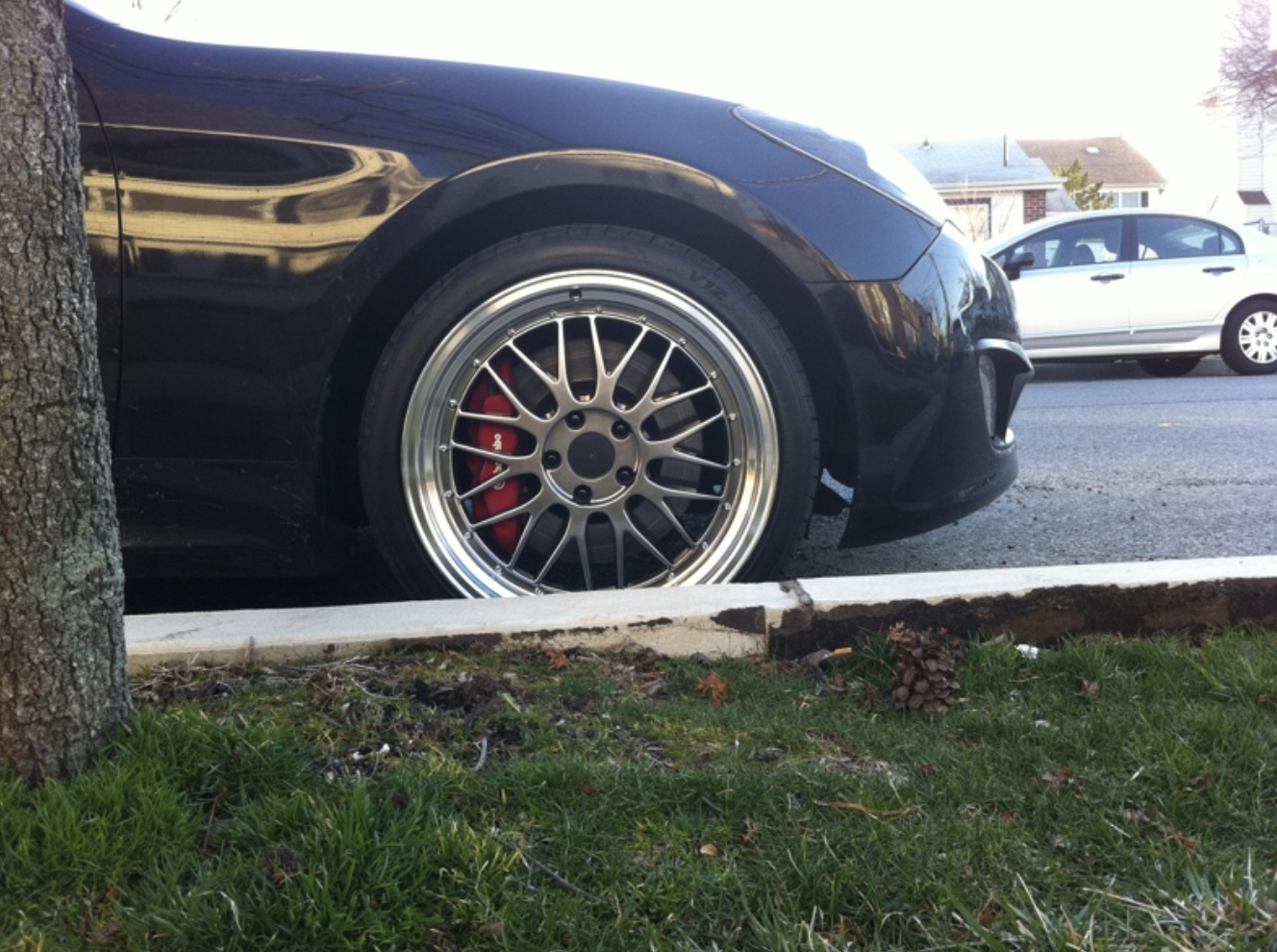 photo 3 Hyundai Genesis Coupe custom wheels   x, ET , tire size 255/35 R. x ET 285/35 R
