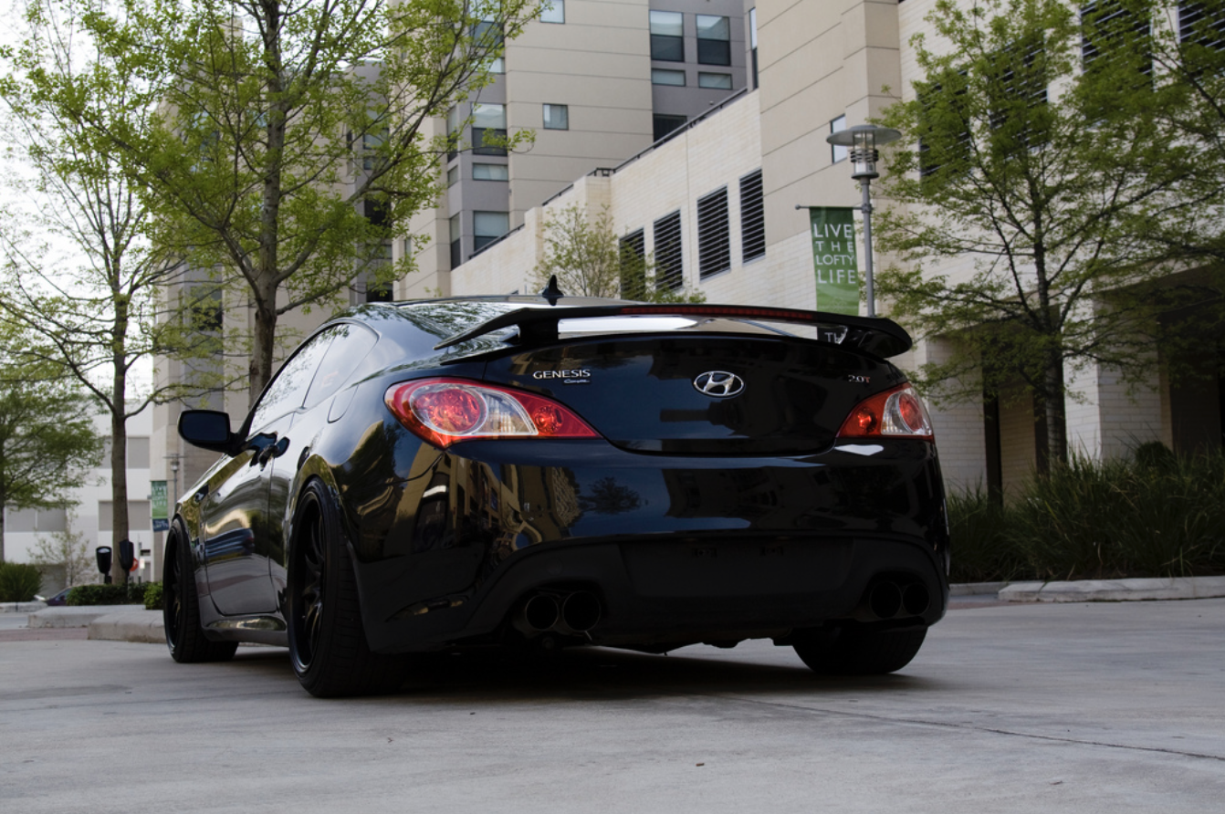 photo 2 Hyundai Genesis Coupe custom wheels   19x9.5, ET +12, tire size X R19. 19x10.5 ET+12 