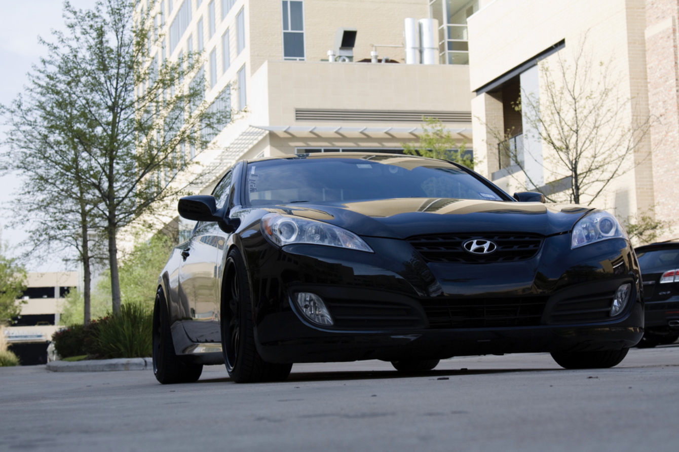 photo 3 Hyundai Genesis Coupe custom wheels   19x9.5, ET +12, tire size X R19. 19x10.5 ET+12 