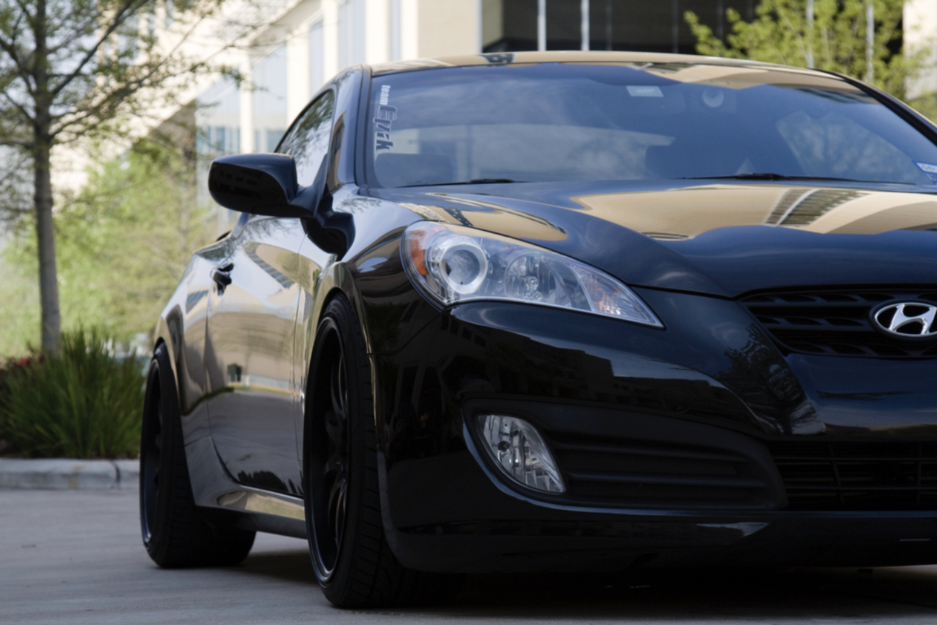 photo 4 Hyundai Genesis Coupe custom wheels   19x9.5, ET +12, tire size X R19. 19x10.5 ET+12 