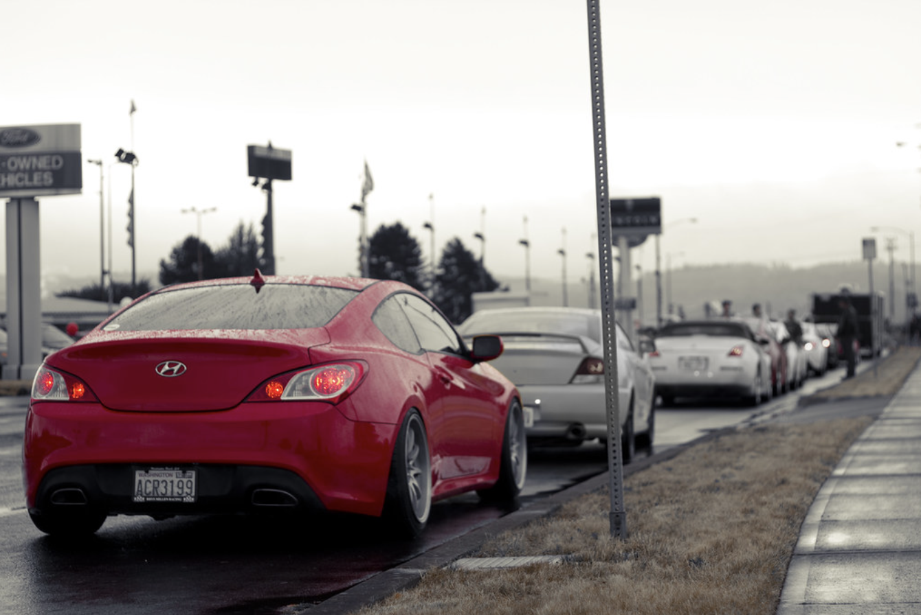 photo 2 Hyundai Genesis Coupe custom wheels   19x9.5, ET +12, tire size 225/40 R19. 19x10.5 ET+12 245/40 R19