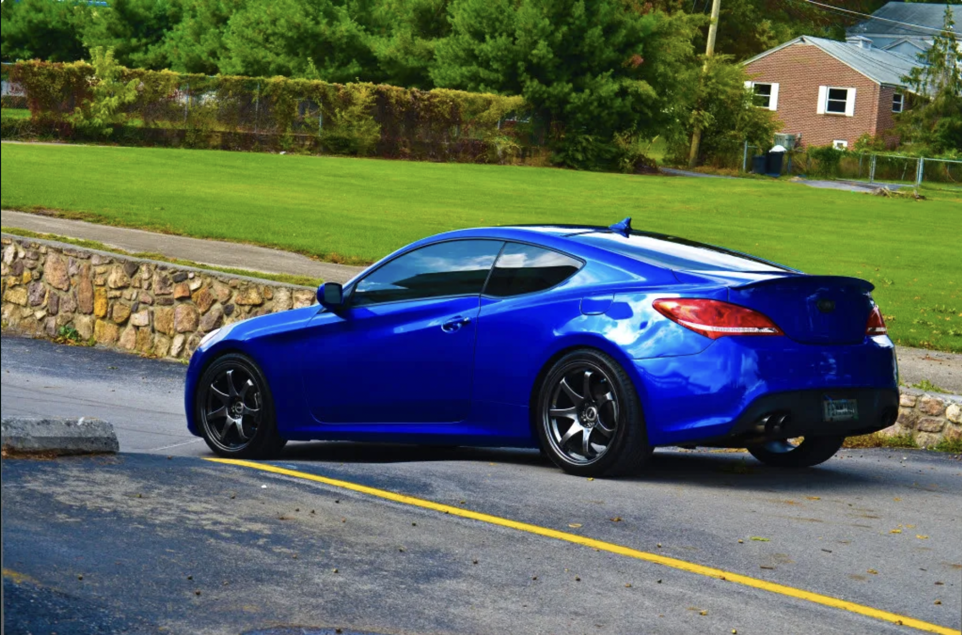 photo 3 Hyundai Genesis Coupe custom wheels   19x8.5, ET +15, tire size 245/35 R19. 19x10.0 ET+20 275/35 R19