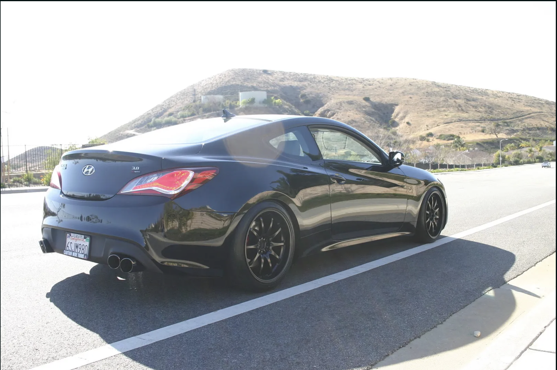 photo 2 Hyundai Genesis Coupe custom wheels   19x9.5, ET +22, tire size 235/35 R19. 19x10.5 ET+22 245/40 R19