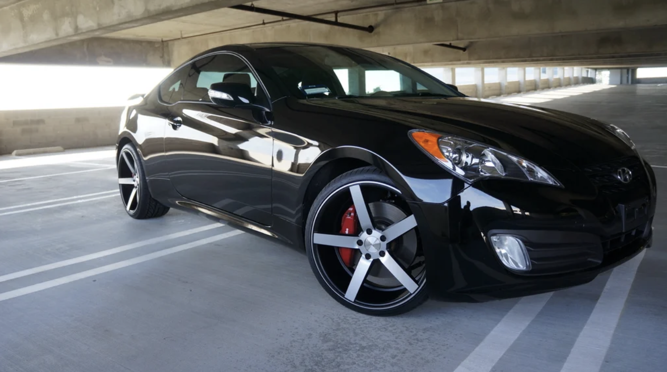 photo 2 Hyundai Genesis Coupe custom wheels   20x9.0, ET , tire size X R20. 20x10.5 ET 