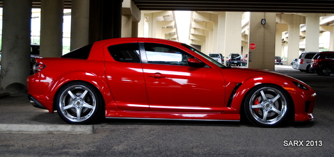 photo 2 Mazda RX-8 custom wheels Volk Racing by Rays GTS 19x8.5, ET +24, tire size 245/35 R19. 19x9.5 ET+27 255/35 R19