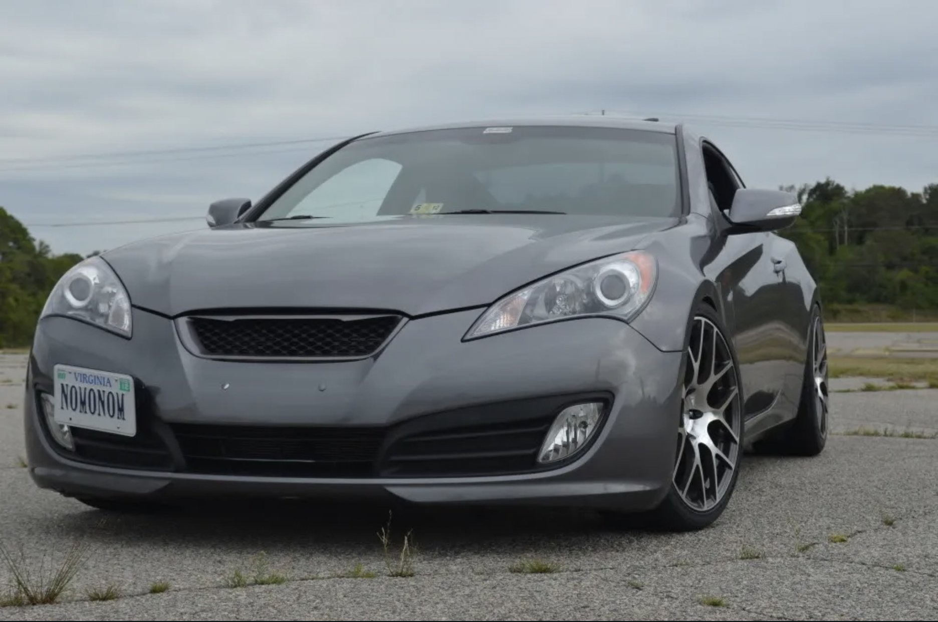 photo 1 Hyundai Genesis Coupe custom wheels   19x8.5, ET +20, tire size 245/35 R19. 19x10.5 ET+27 285/35 R19
