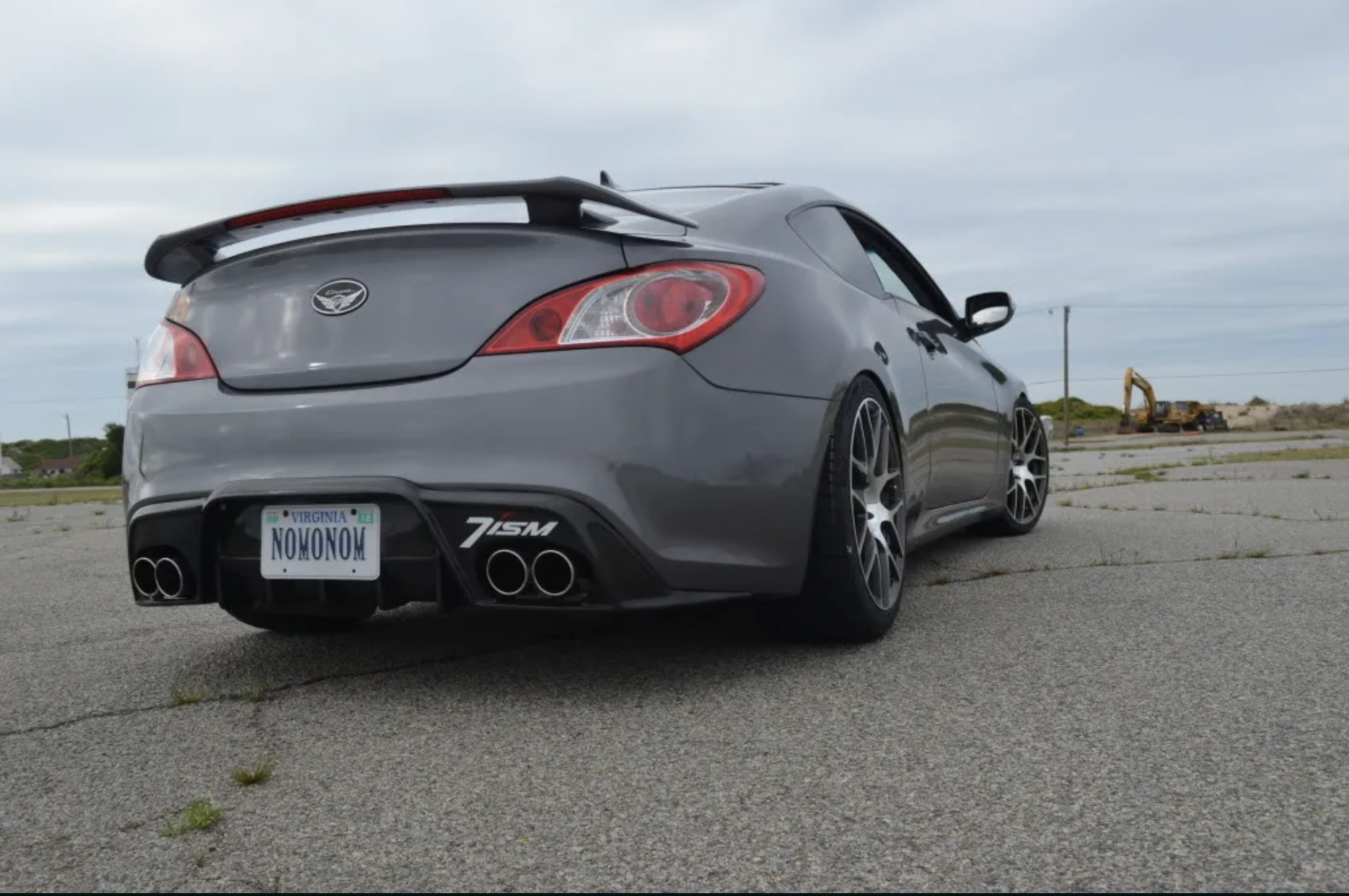 photo 2 Hyundai Genesis Coupe custom wheels   19x8.5, ET +20, tire size 245/35 R19. 19x10.5 ET+27 285/35 R19