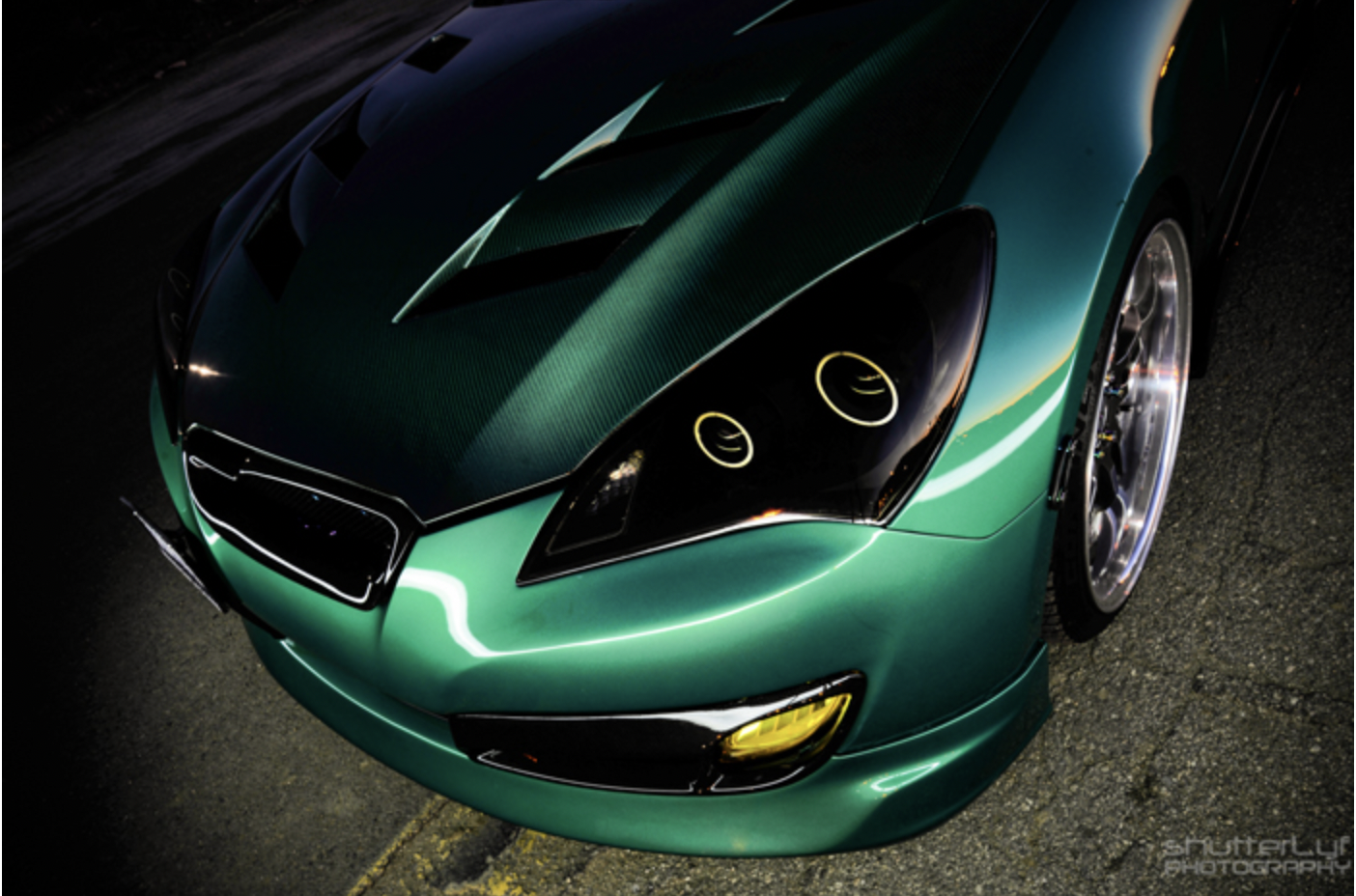 photo 1 Hyundai Genesis Coupe custom wheels   20x9.0, ET +16, tire size 225/35 R20. 20x10.5 ET+19 245/35 R20