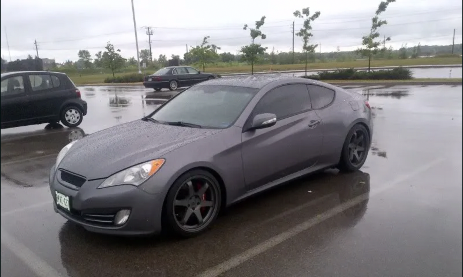 photo 2 Hyundai Genesis Coupe custom wheels   19x8.5, ET , tire size X R19. 19x9.5 ET 