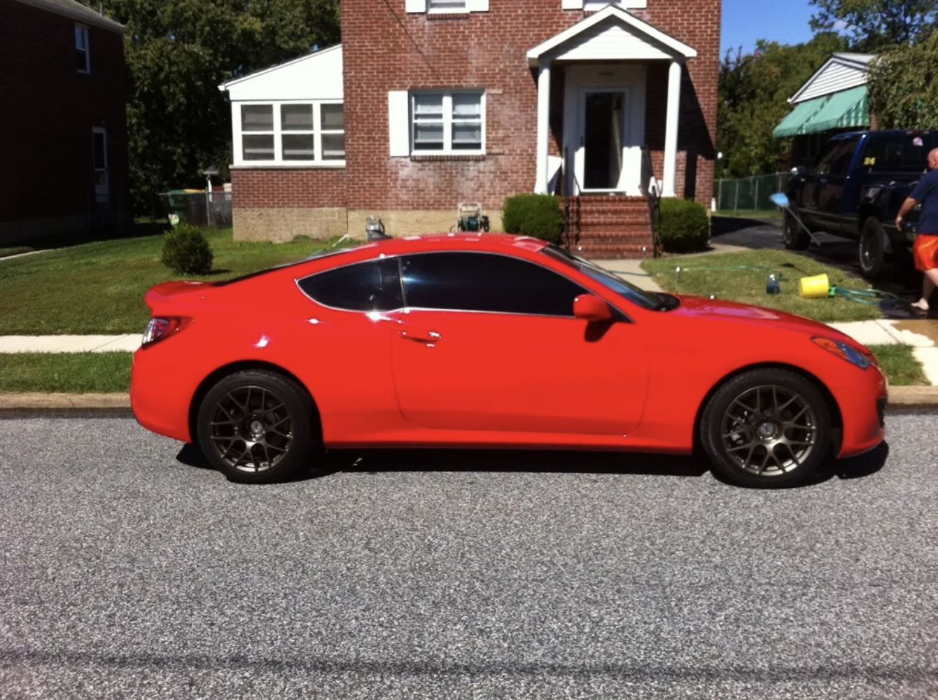 photo 2 Hyundai Genesis Coupe custom wheels   18x8.5, ET +20, tire size 245/50 R18. 18x10.5 ET+27 265/40 R18
