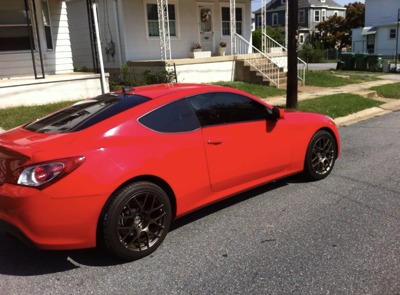 photo 3 Hyundai Genesis Coupe custom wheels   18x8.5, ET +20, tire size 245/50 R18. 18x10.5 ET+27 265/40 R18