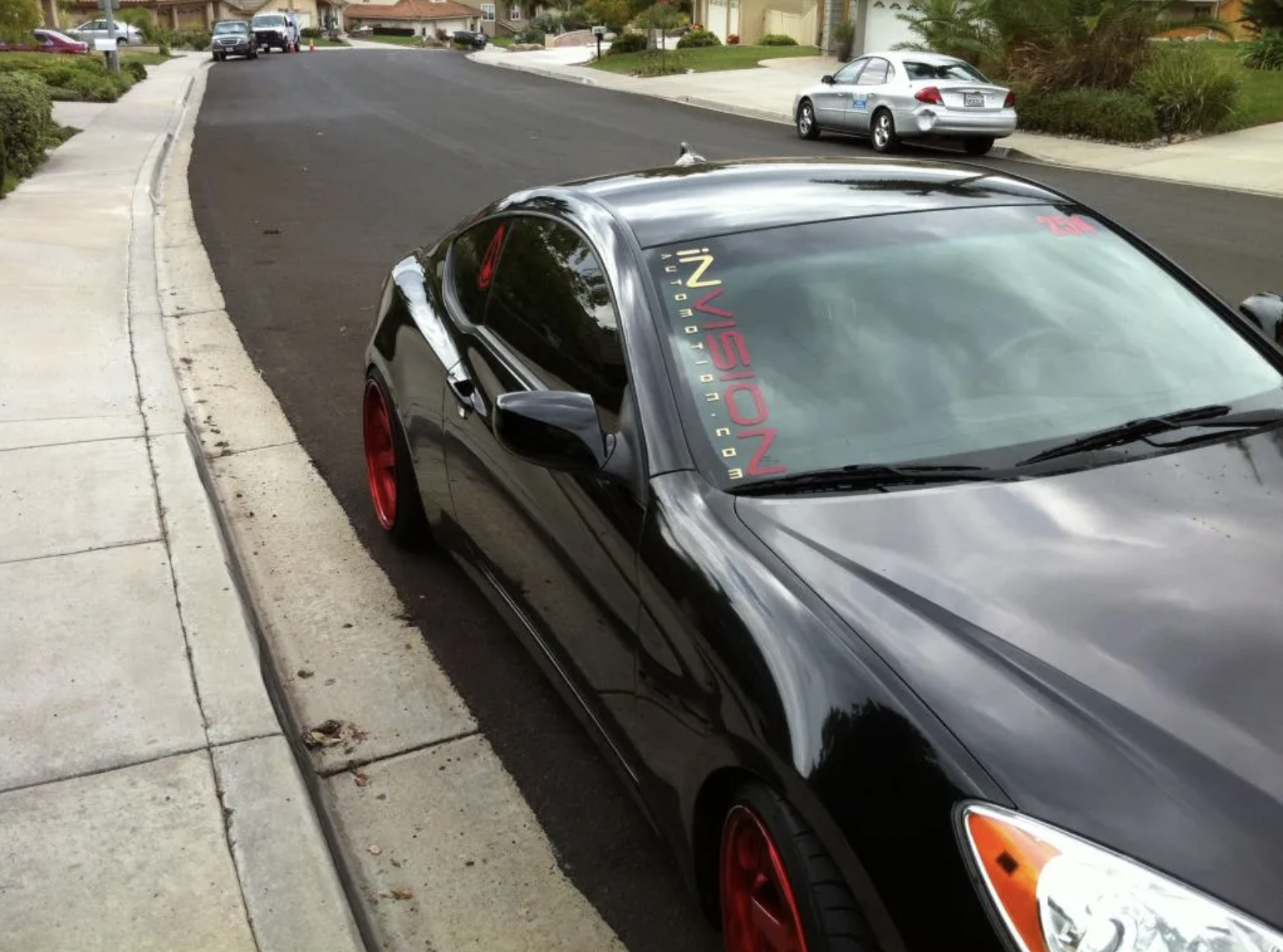 photo 2 Hyundai Genesis Coupe custom wheels   19x9.5, ET +12, tire size 245/35 R19. 19x10.5 ET+12 265/30 R19