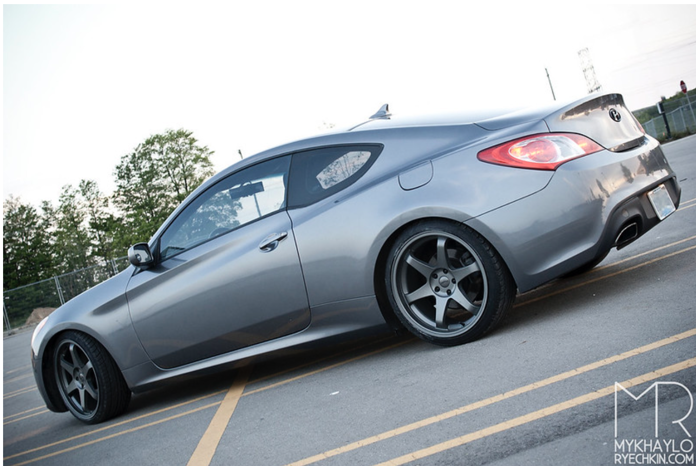 photo 2 Hyundai Genesis Coupe custom wheels   20x8.5, ET +25, tire size X R20. 20x9.5 ET+25 