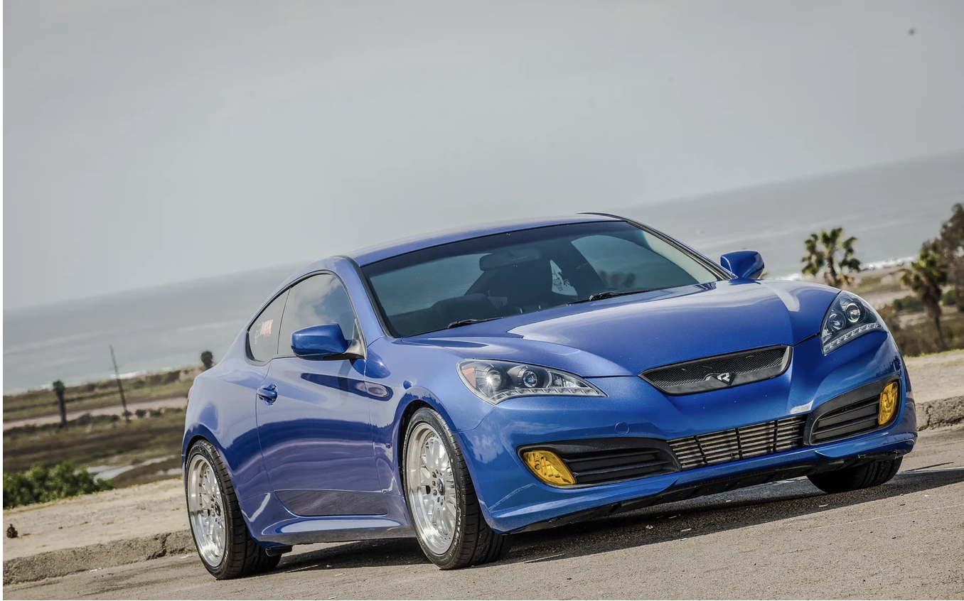 photo 3 Hyundai Genesis Coupe custom wheels   18x8.5, ET +20, tire size 235/40 R18. 18x9.5 ET+15 265/35 R18