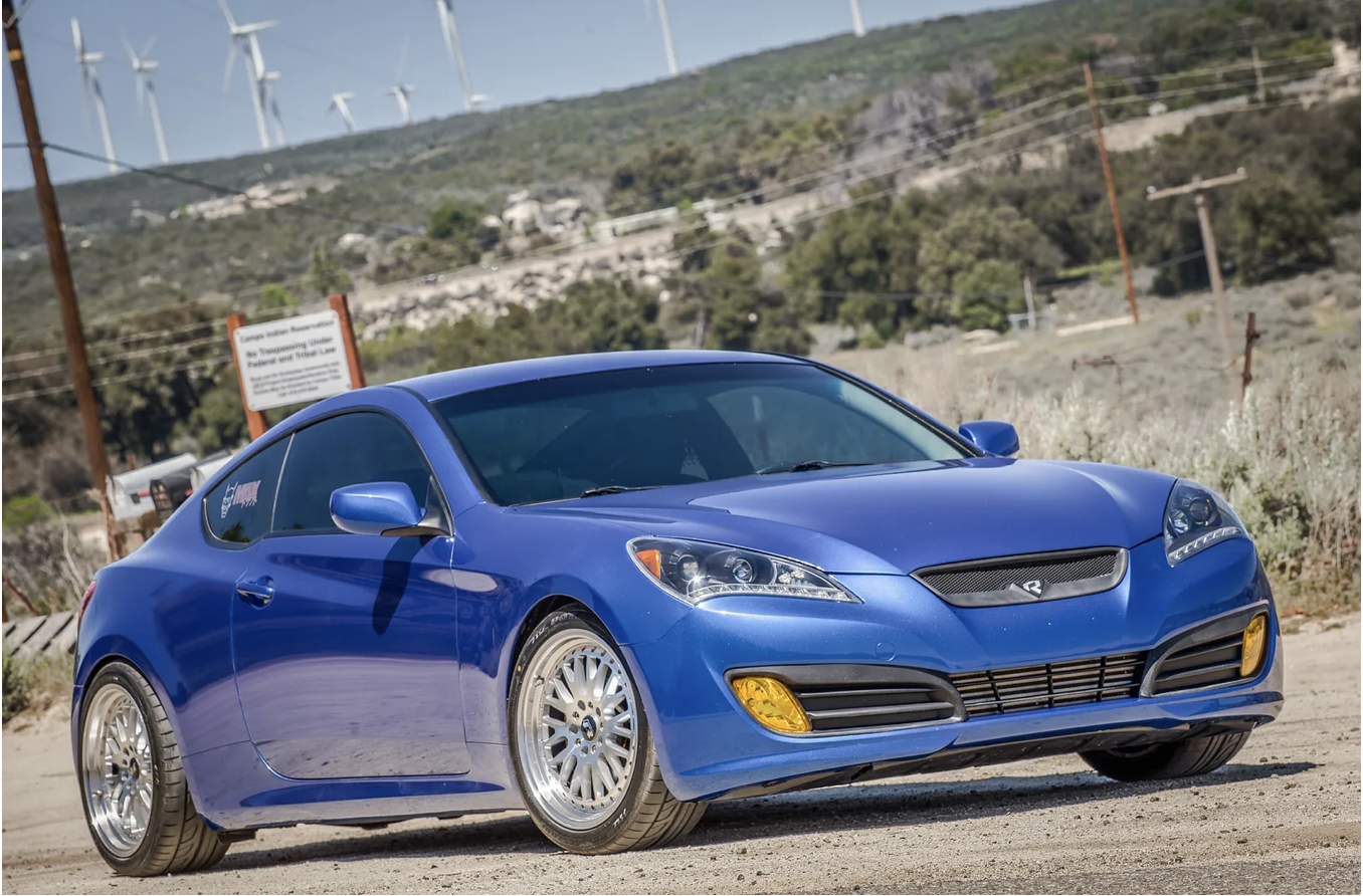photo 4 Hyundai Genesis Coupe custom wheels   18x8.5, ET +20, tire size 235/40 R18. 18x9.5 ET+15 265/35 R18