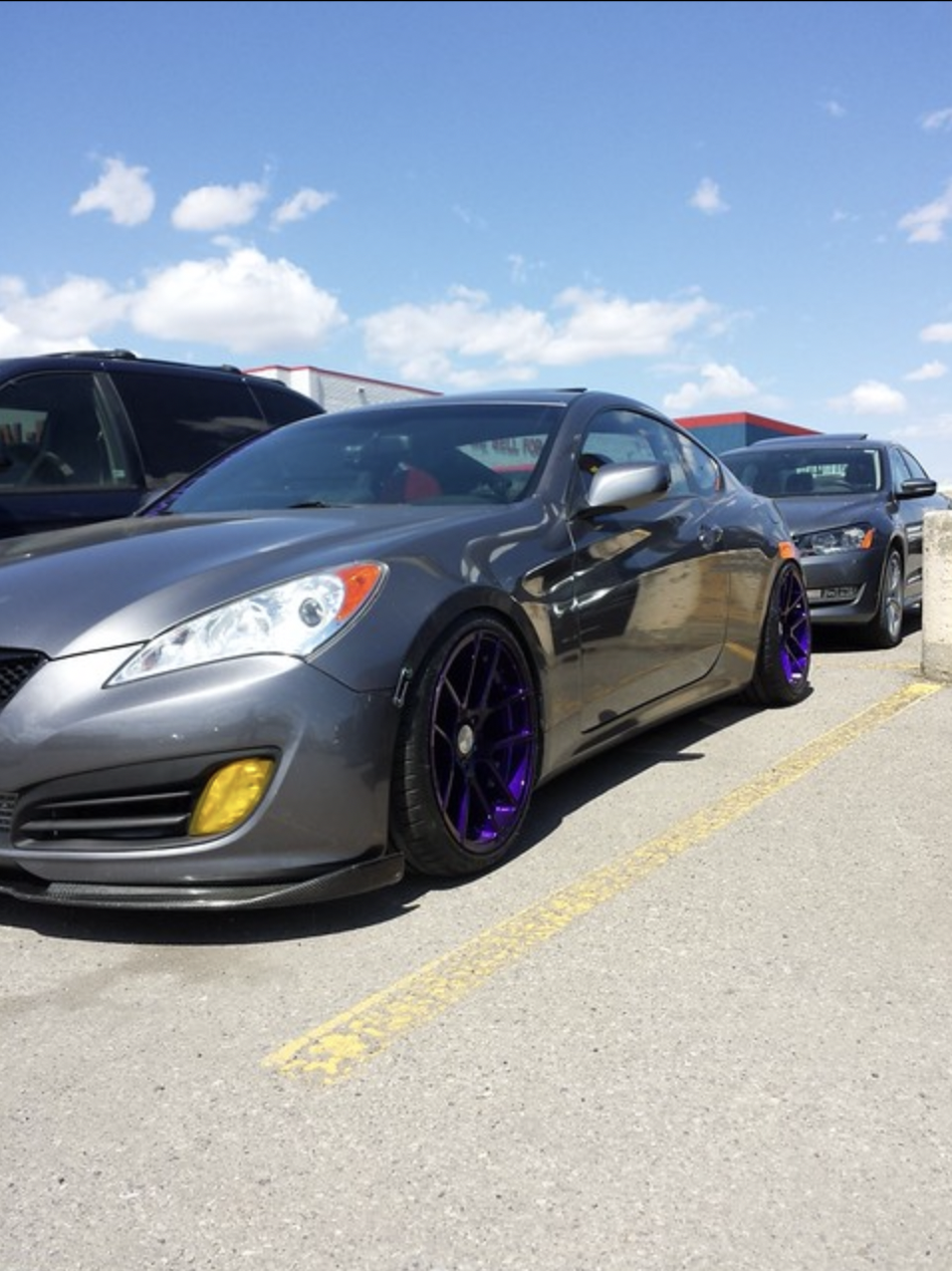 photo 2 Hyundai Genesis Coupe custom wheels   19x9.5, ET +15, tire size 245/35 R19. 19x11.0 ET+18 175/35 R19