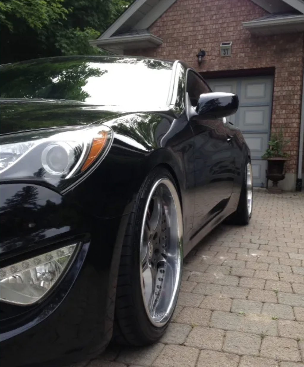 photo 3 Hyundai Genesis Coupe custom wheels   19x9.5, ET +7, tire size 245/35 R19. 19x10.5 ET+17 275/35 R19