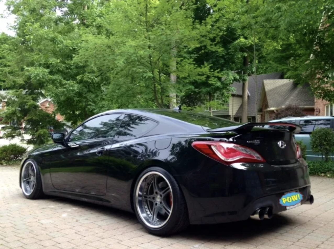 photo 5 Hyundai Genesis Coupe custom wheels   19x9.5, ET +7, tire size 245/35 R19. 19x10.5 ET+17 275/35 R19